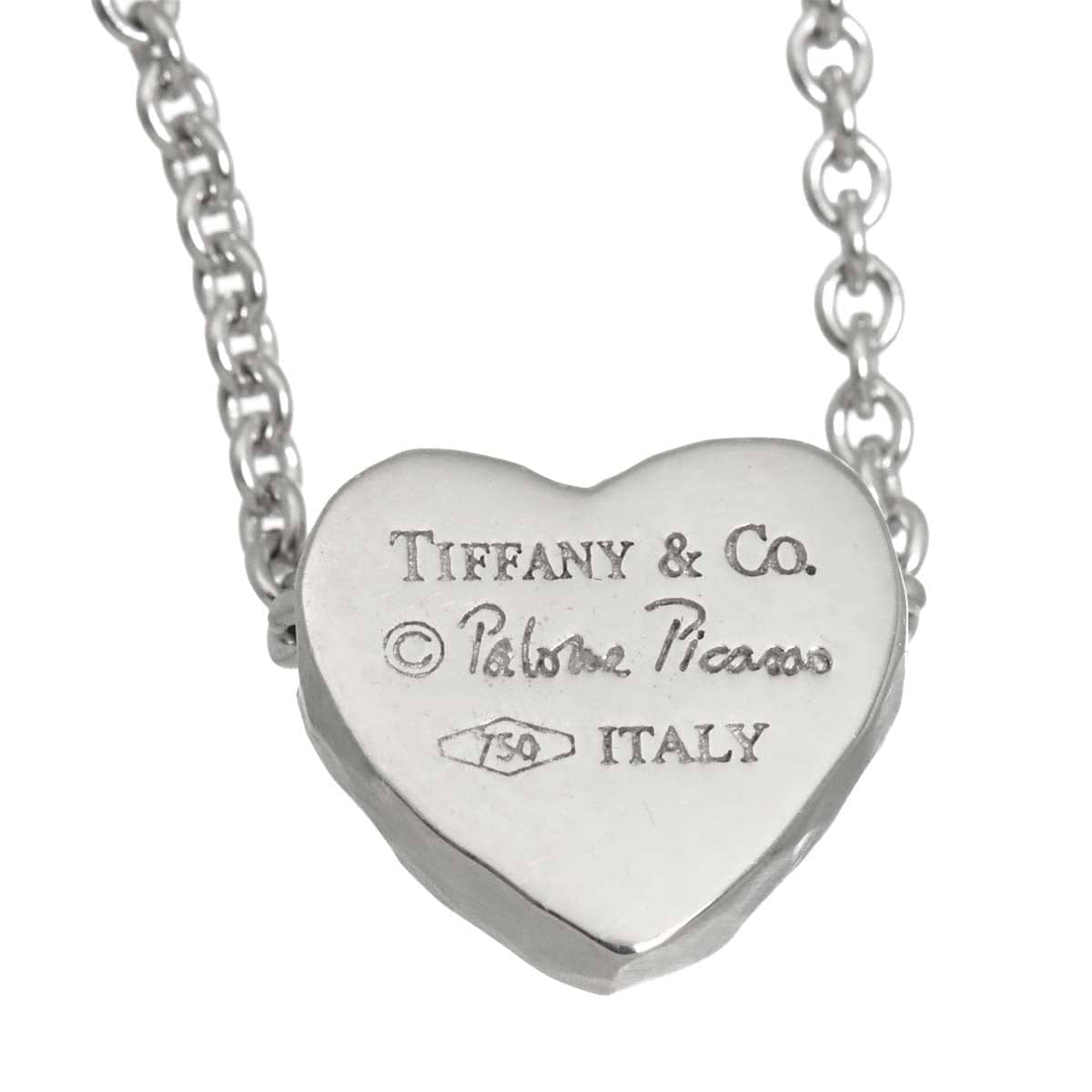 PURPOSE TIFFANY&Co. Clover Key Necklace 51cm Silver SV 925 Necklace Tiffany 90321587