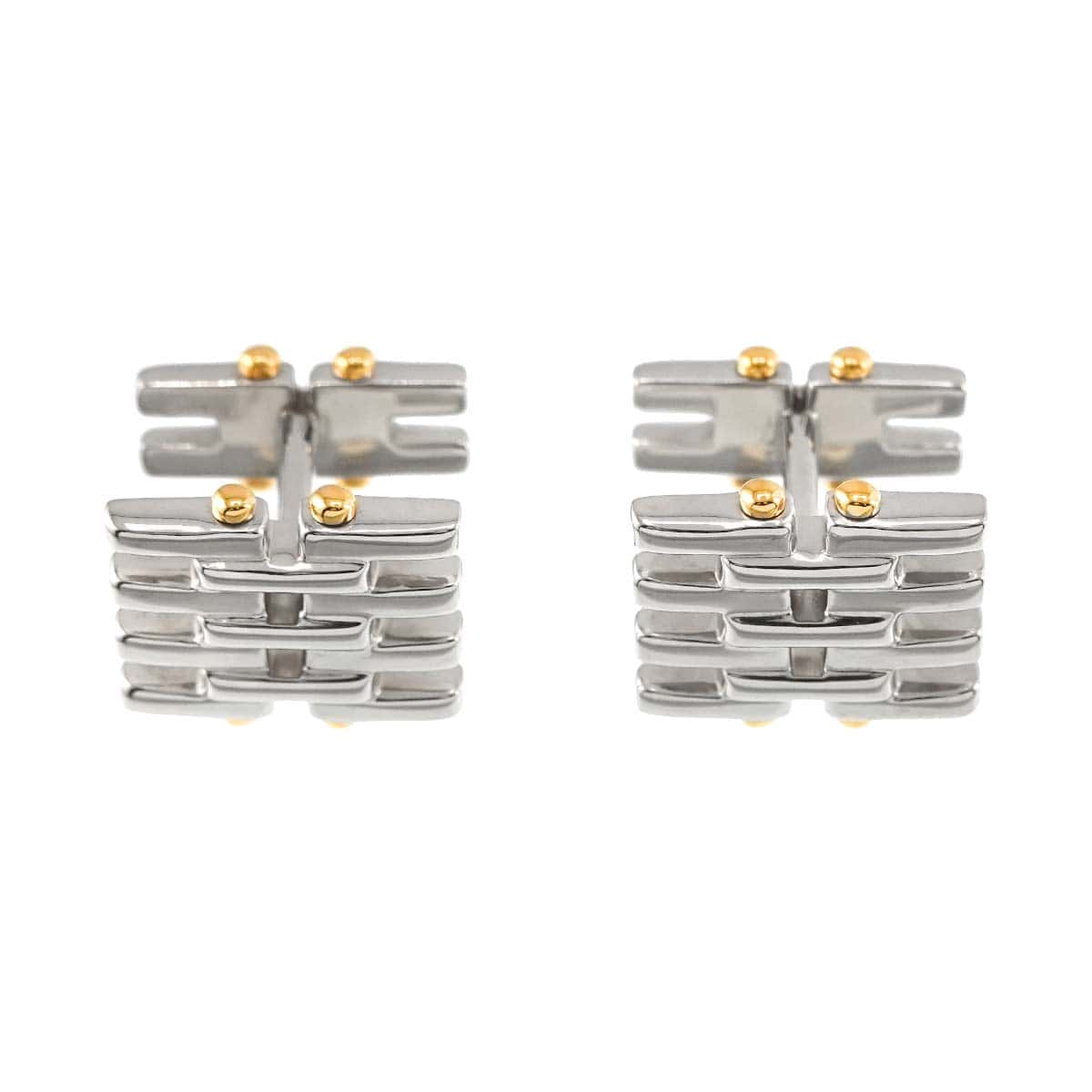 PURPOSE TIFFANY & CO. Cufflinks in 18K Silver and 750 Yellow Gold. Tiffany 90254313