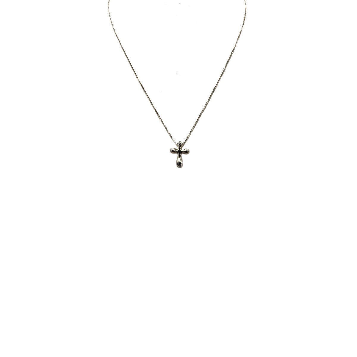 PURPOSE TIFFANY&Co. NECKLACE CROSS SILVER925 ACCESSORY 90294151