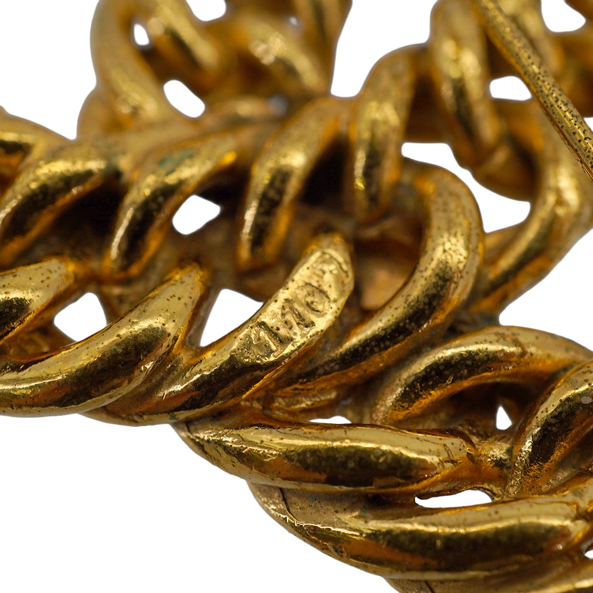 PURPOSE VINTAGE CHANEL COCOMARK BROOCH GOLD ACCESSORY 90326875