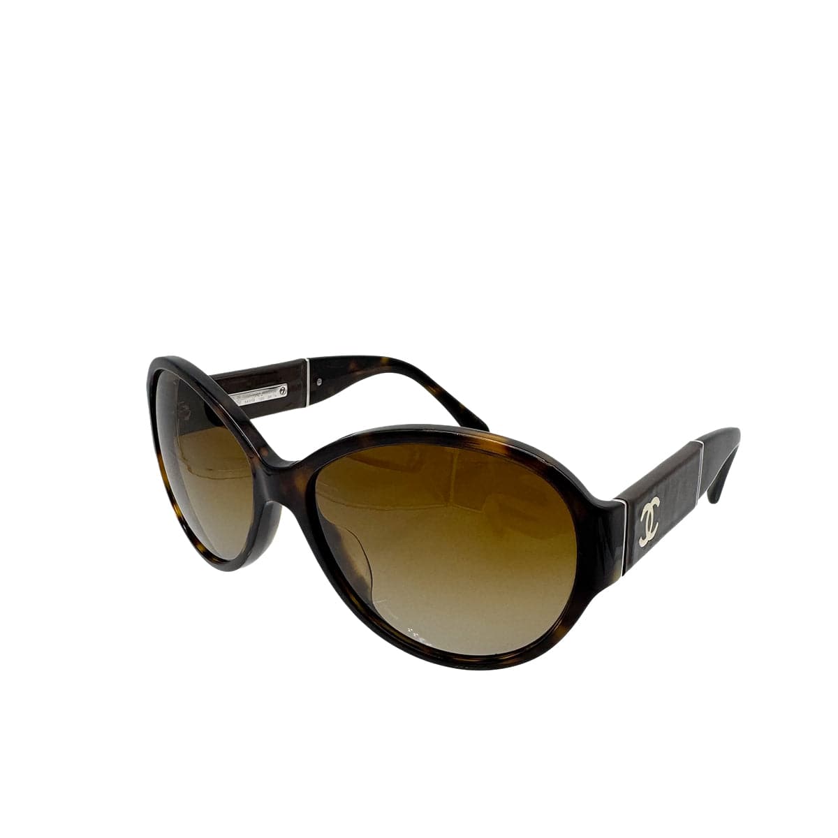 PURPOSE VINTAGE CHANEL COCOMARK SUNGLASSES TORTOISESHELL BROWN EYEWEAR 90324443