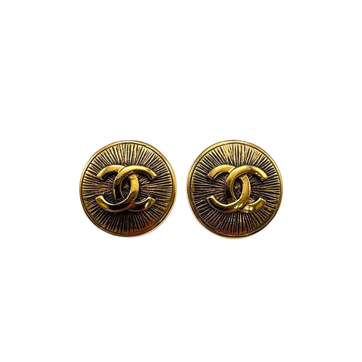 PURPOSE VINTAGE CHANEL EARRINGS COCOMARK ROUND ACCESSORY 90326782