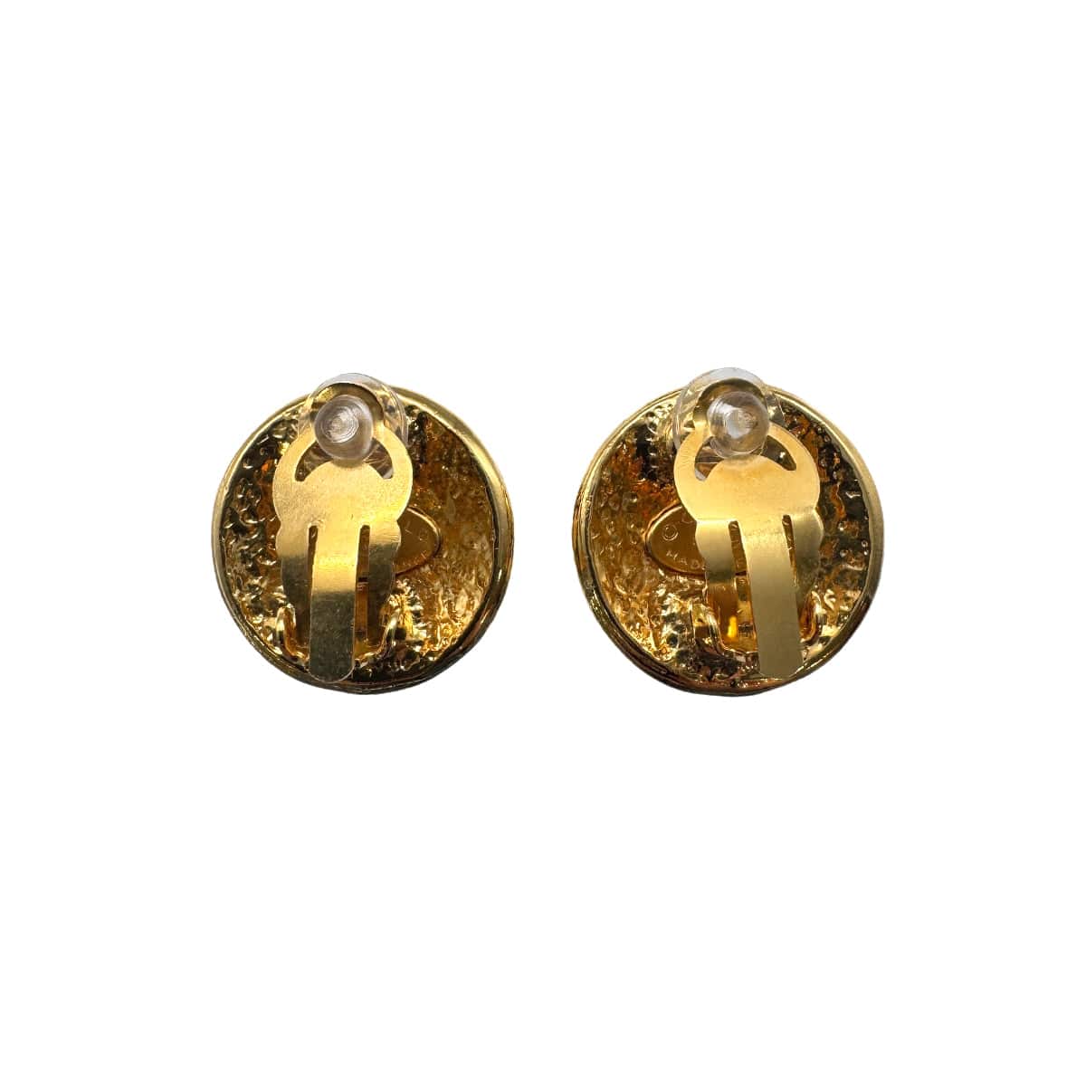 PURPOSE VINTAGE CHANEL EARRINGS ROUND COCOMARK ACCESSORY 94P 90327106
