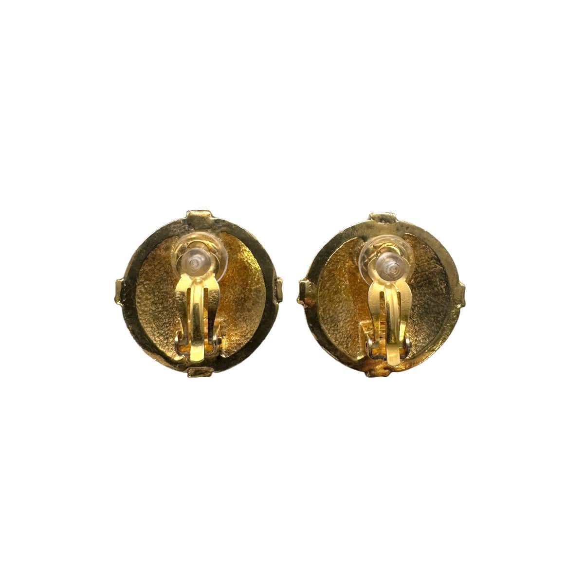 PURPOSE VINTAGE CHANEL EARRINGS ROUND COCOMARK ACCESSORY 97A 90327107
