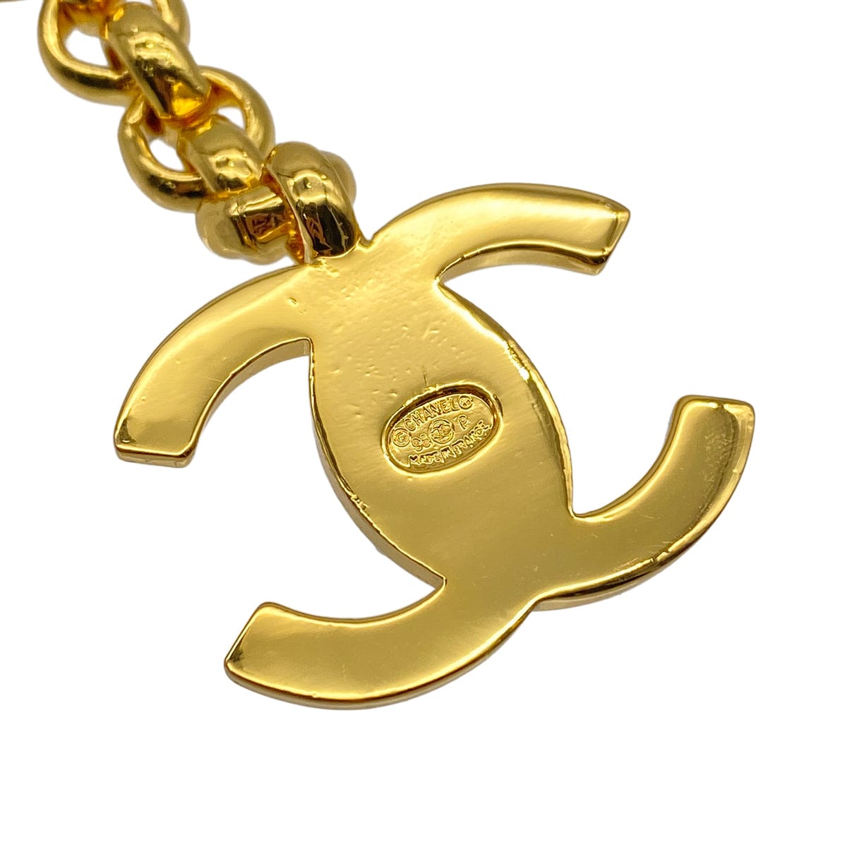 PURPOSE VINTAGE CHANEL KEY CHARM TURN ROCK GOLD ACCESSORY 96P 90323485