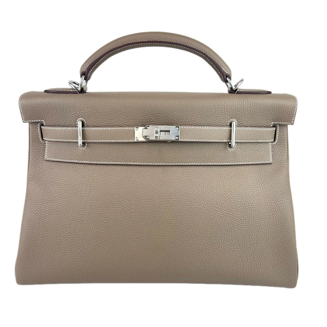 Hermes Kelly 42 Maxi Etoupe Togo PHW #W SKCB-122256