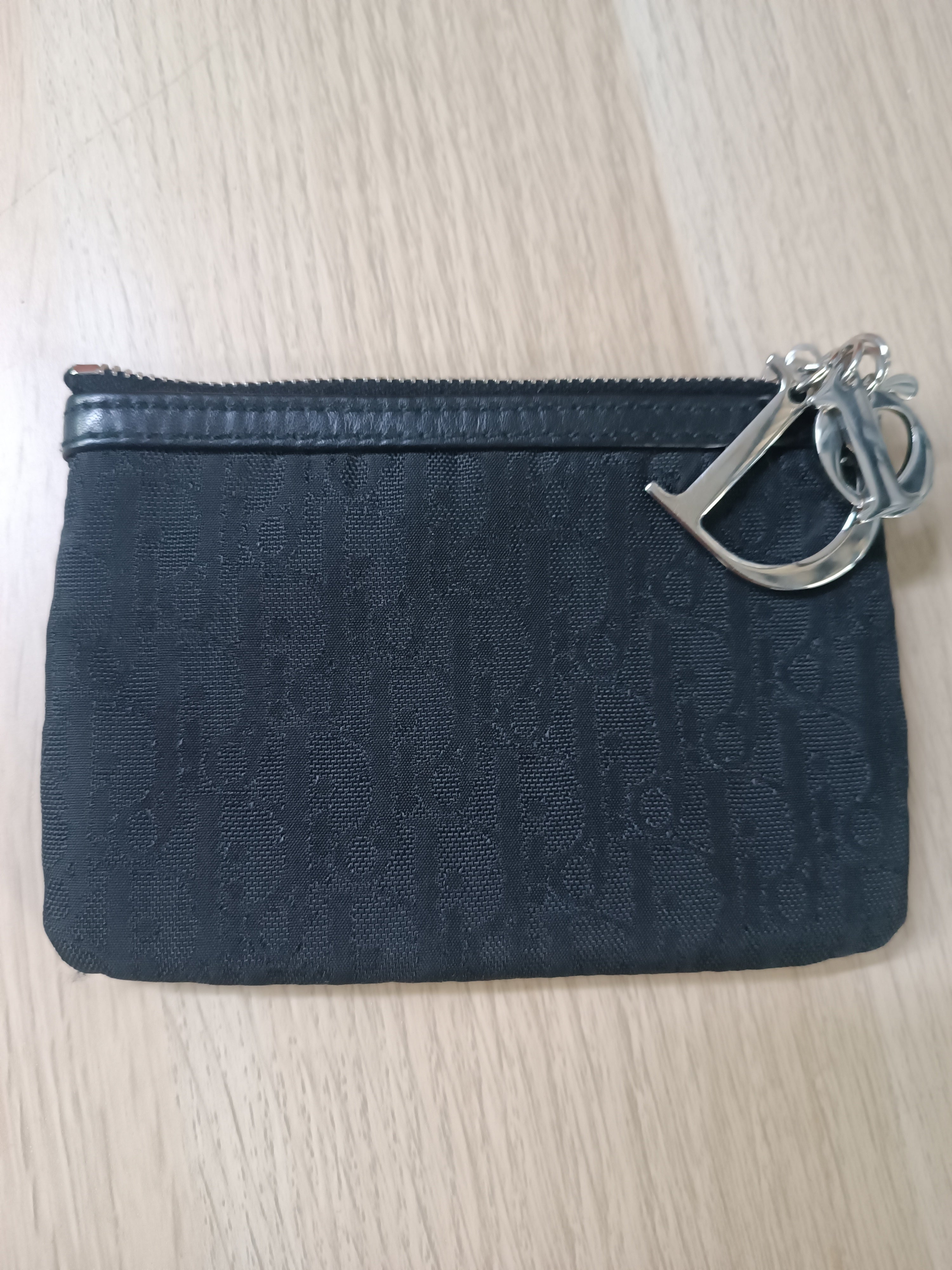 DIOR Trotter Pouch Canvas Black SV AVCSC1679