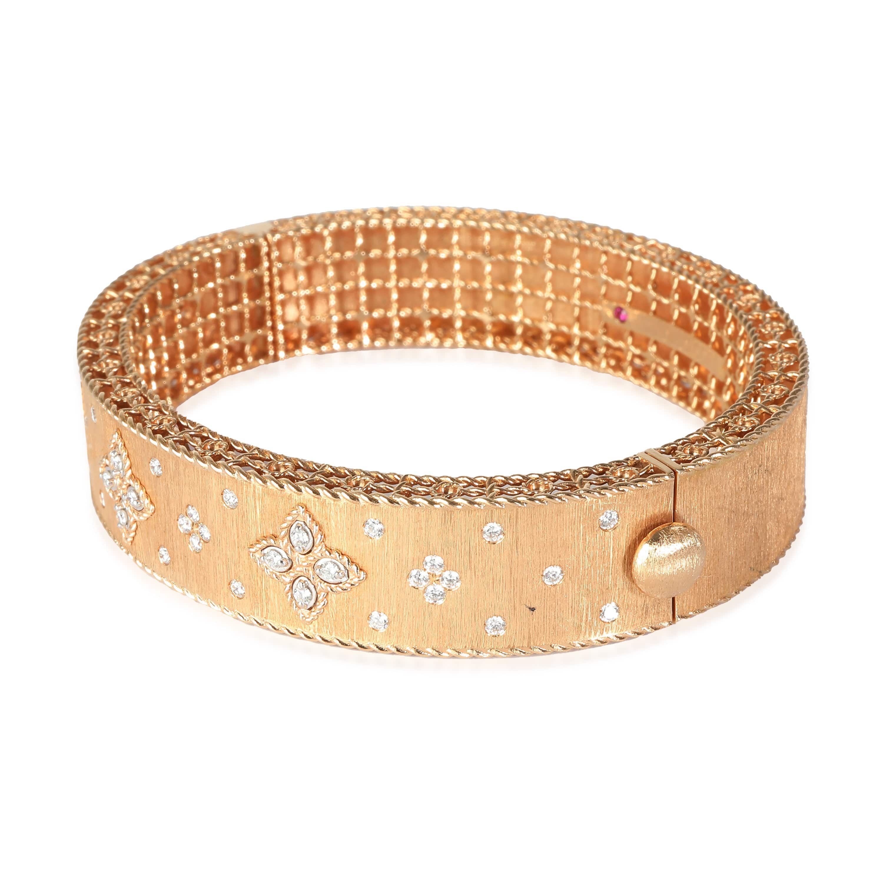 Roberto Coin Roberto Coin Venetian Princess Bracelet in 18k Rose Gold 0.67 CTW