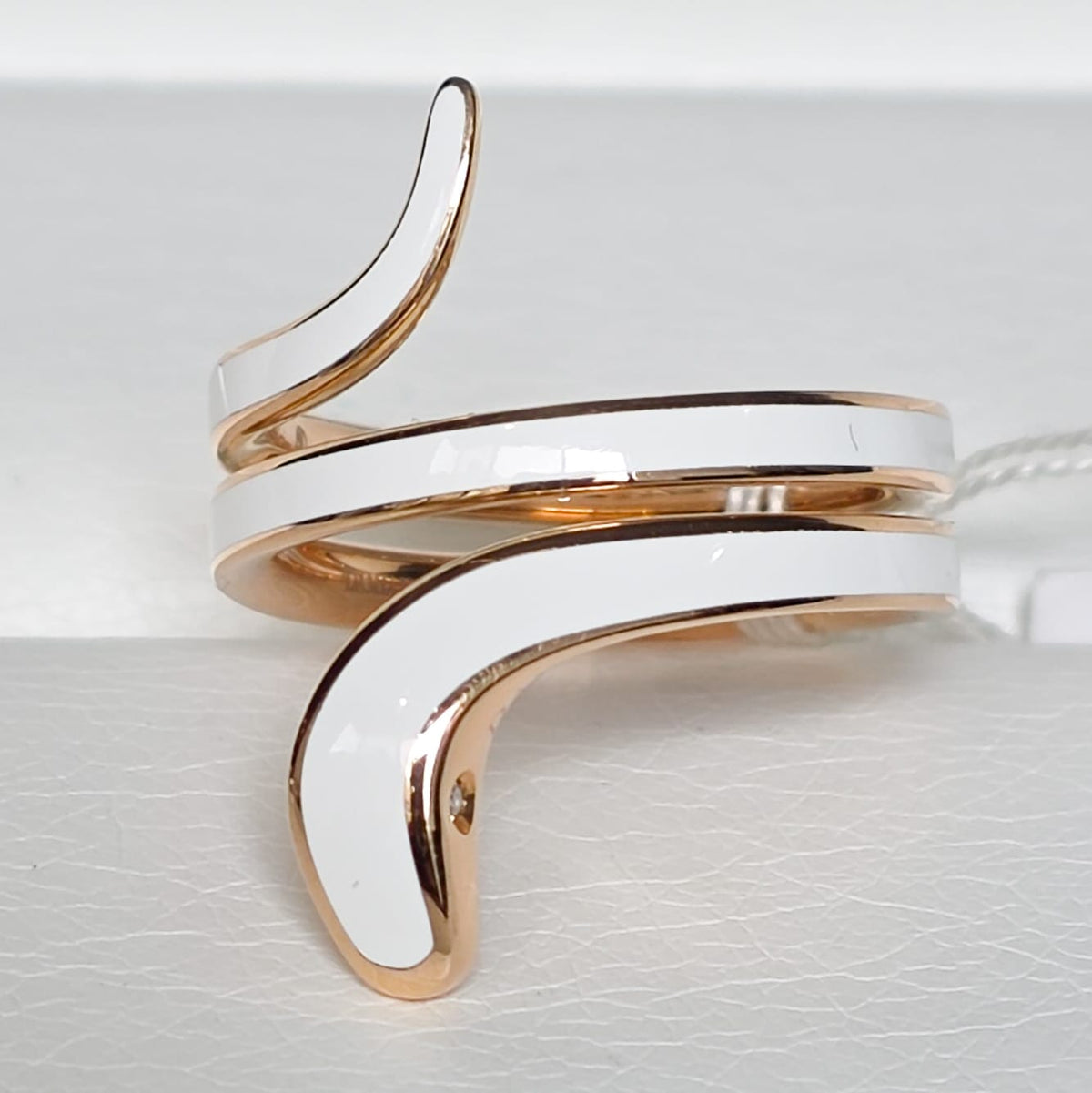 Rockstoc x LP 18K YG Damiani Ring Sz 6 4.72g RLPR7