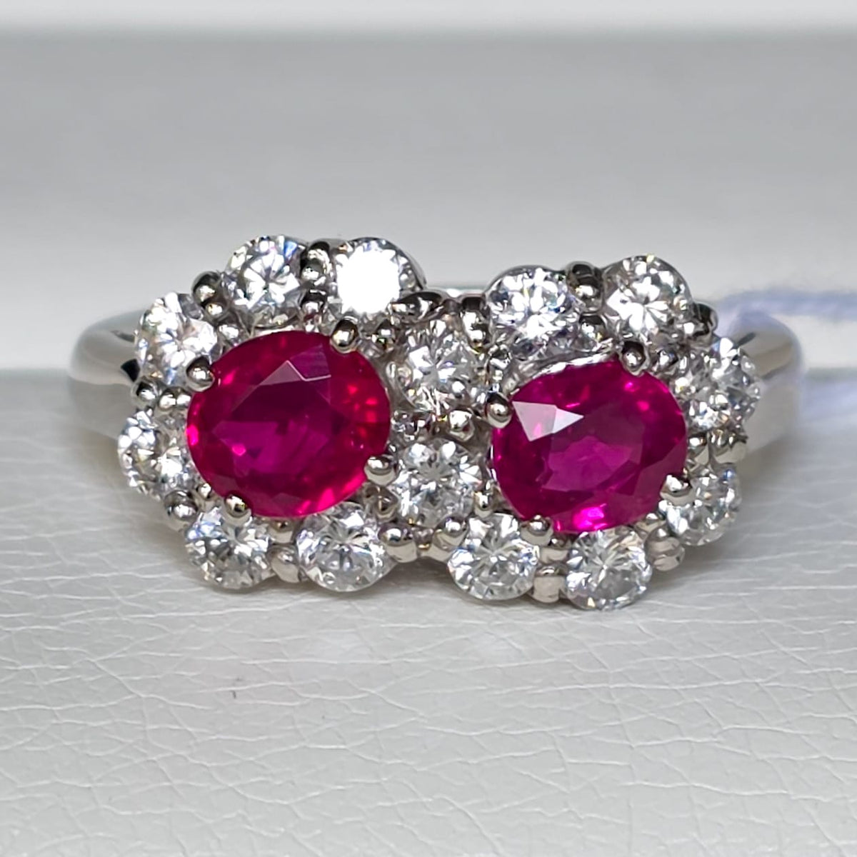 Rockstoc x LP Pt900 Burma Ruby Ring R 1.501 D 1.01 Sz 6.5 9.4g RLPR23