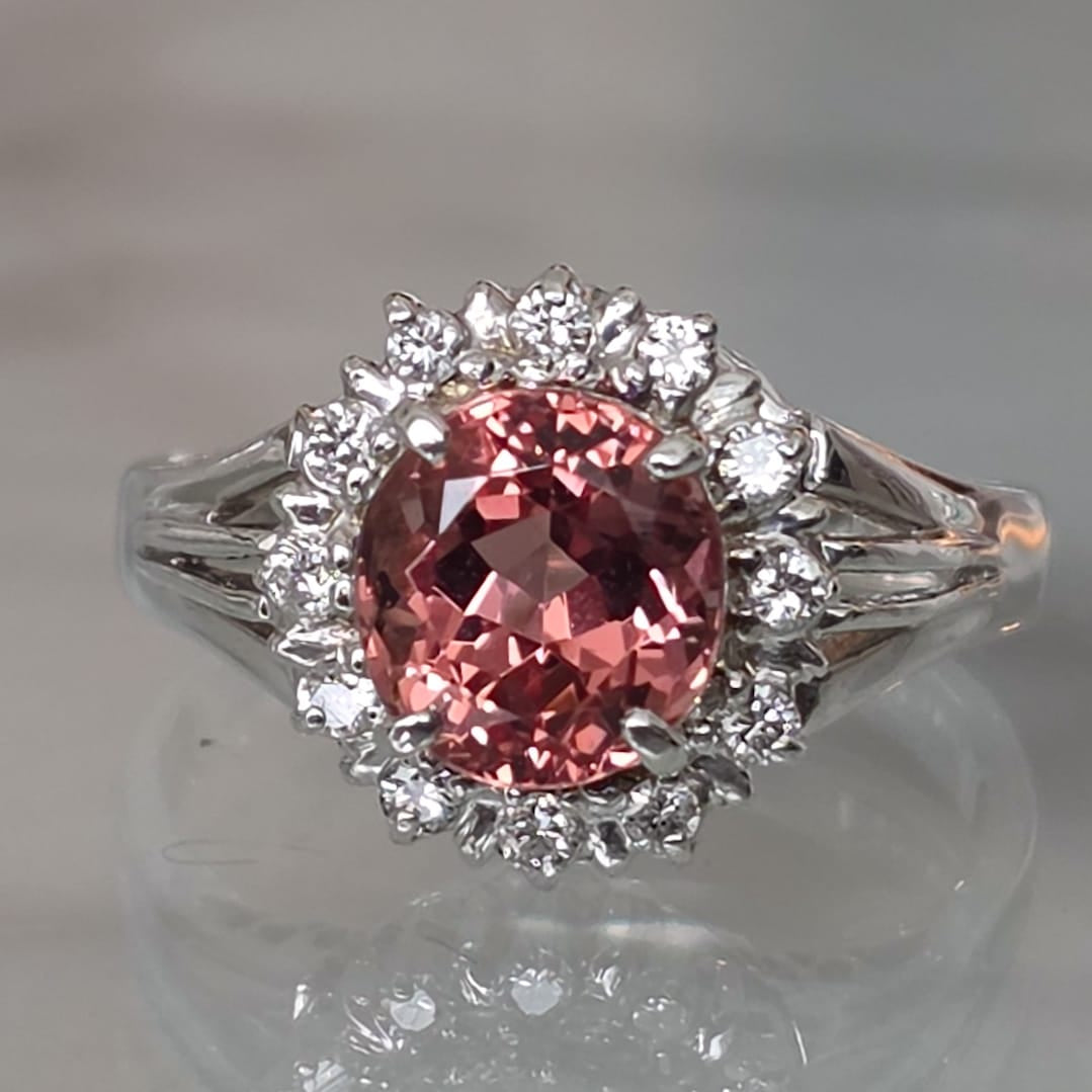 Rockstoc x LP Pt900 Imperial Topaz Ring T 1.95 D 0.16 5.4g RLP625303