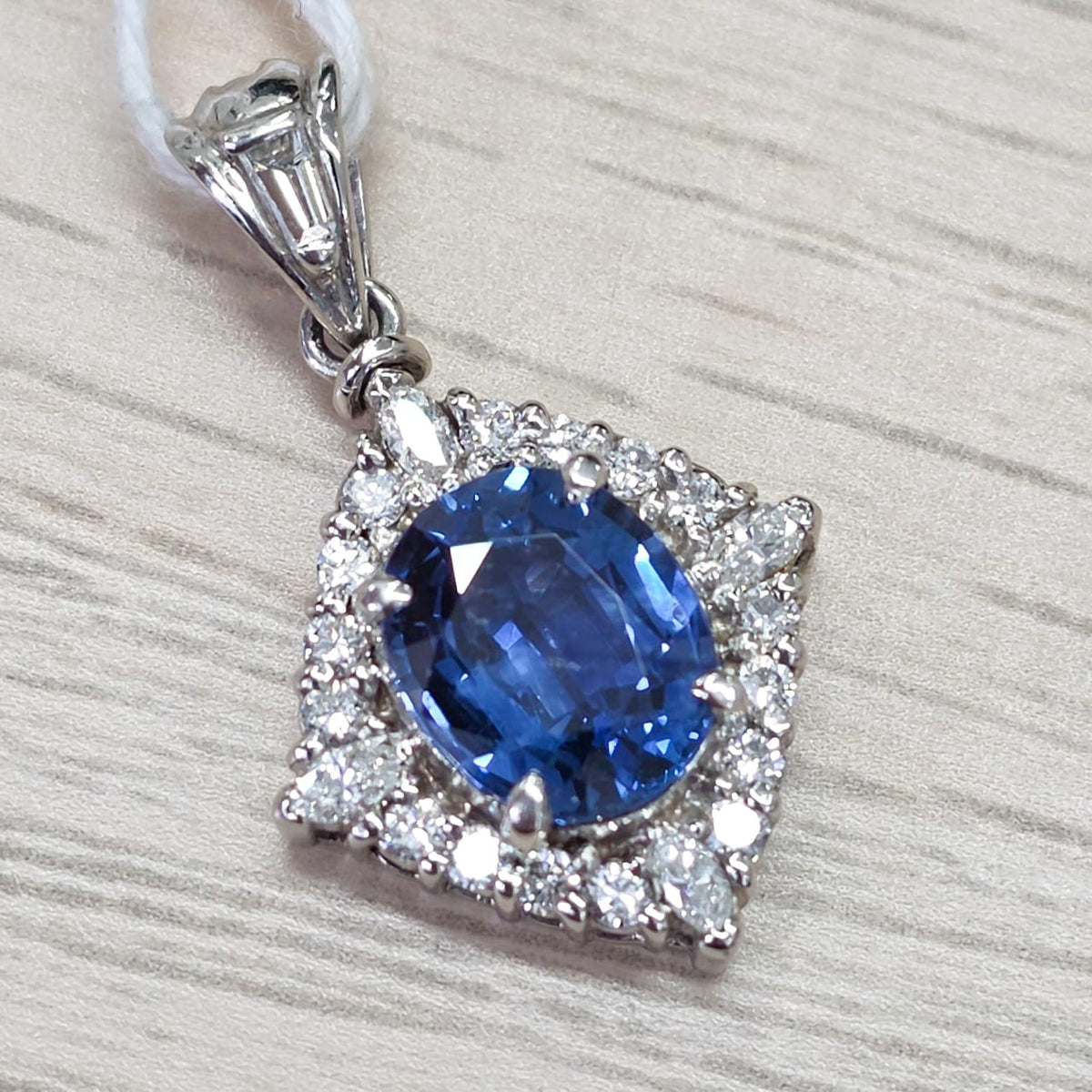 Rockstoc x LP Pt900 Sapphire Pendant S 2.59 D 0.41 4.5g RLPR144