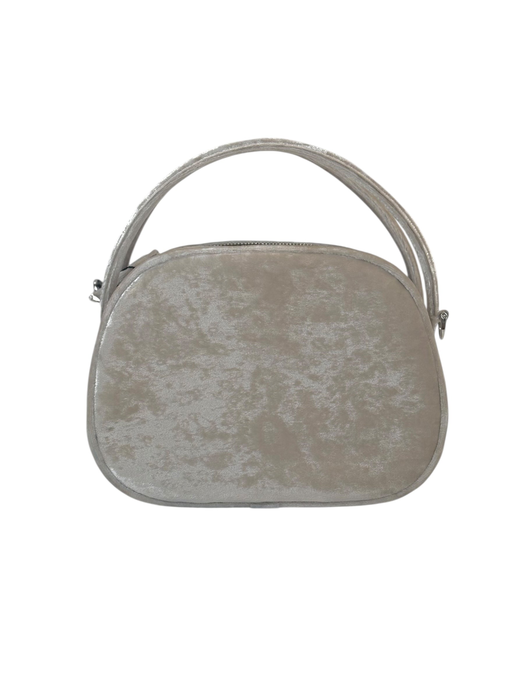 Roger Vivier Roger Vivier Grey Mini Bag in Velvet