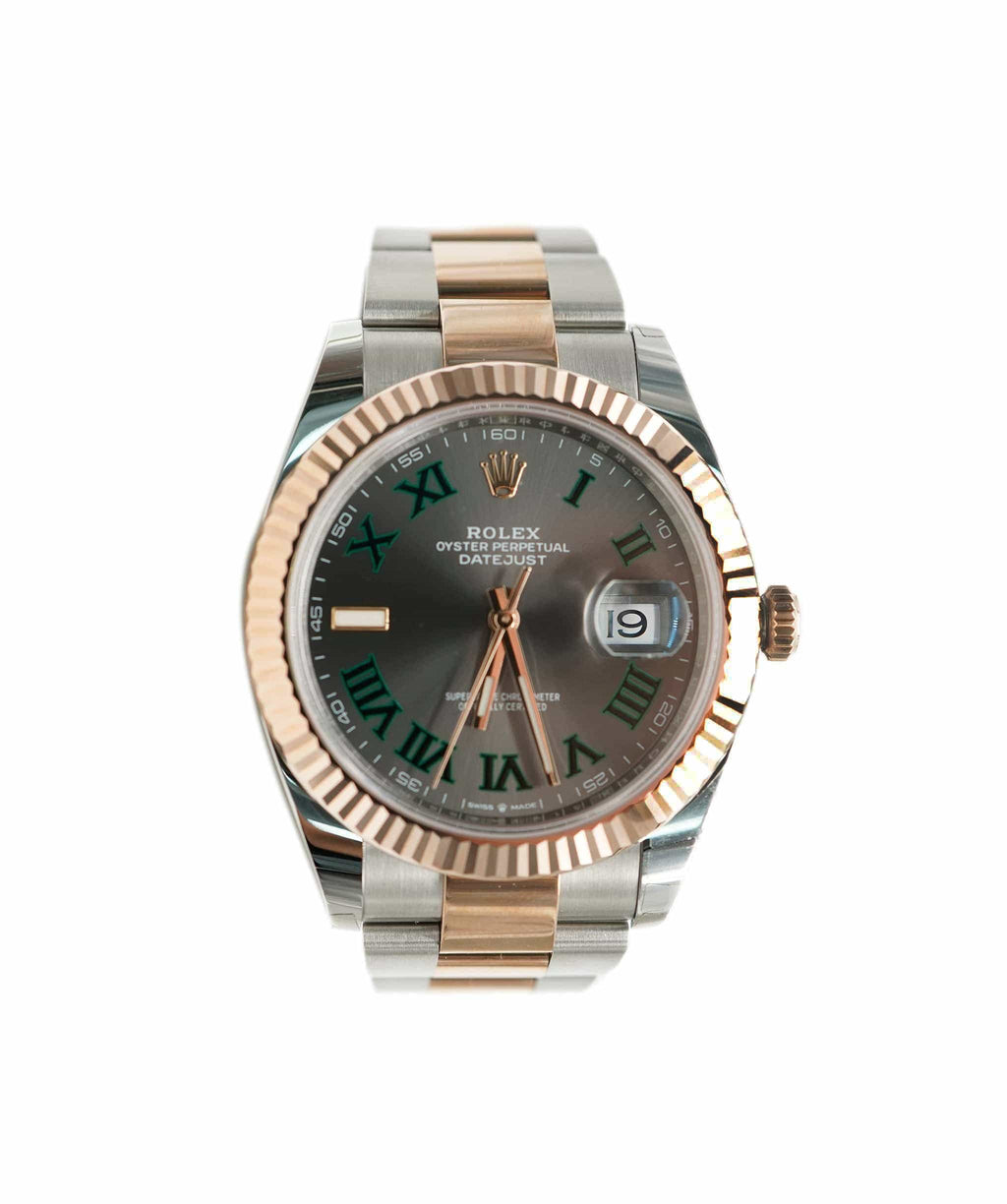 Rolex datejust best sale rose gold 41mm