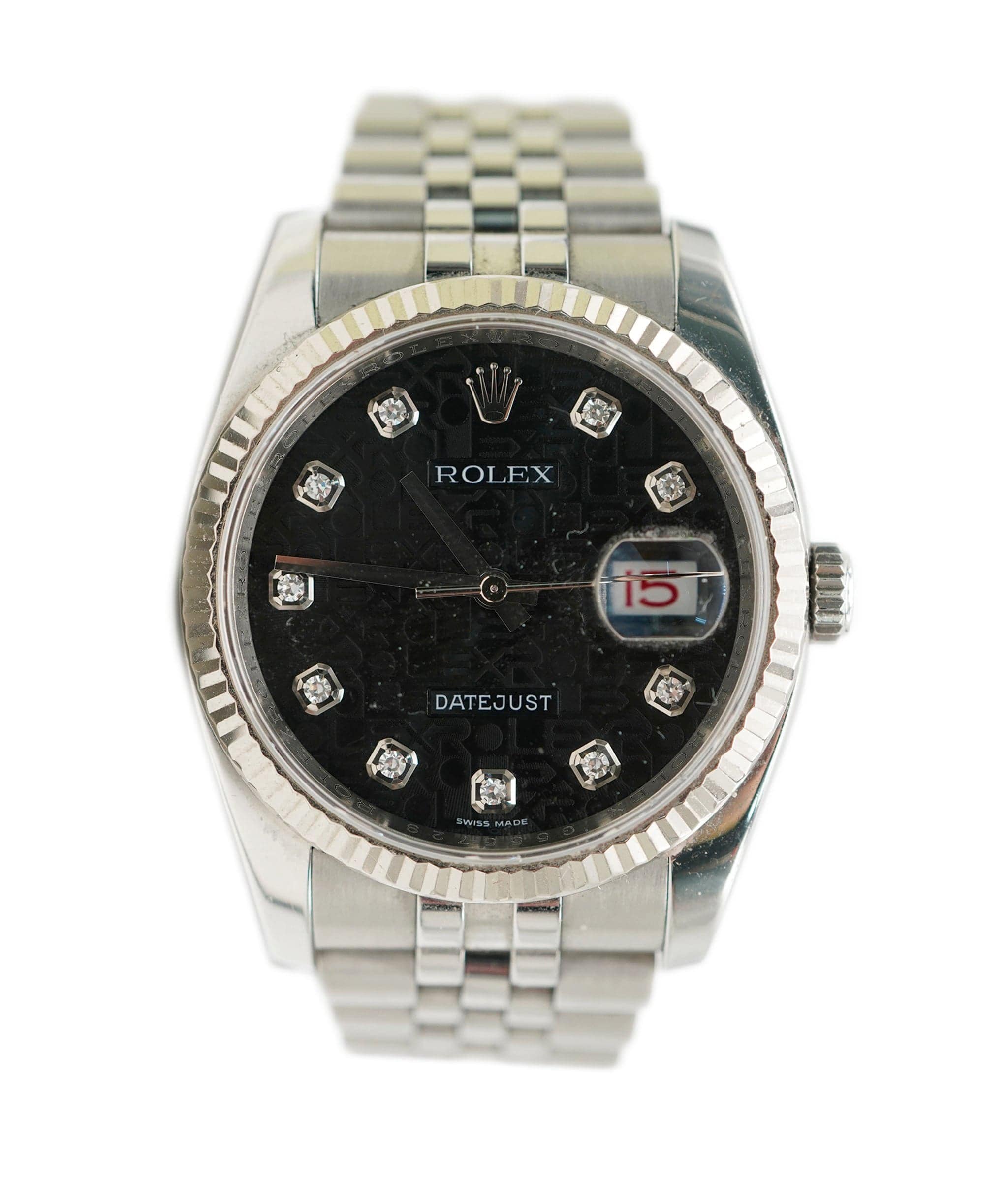 Rolex Rolex Datejust Diamond Anniversary Black Jubilee Diamond Dial 36mm AHC1436