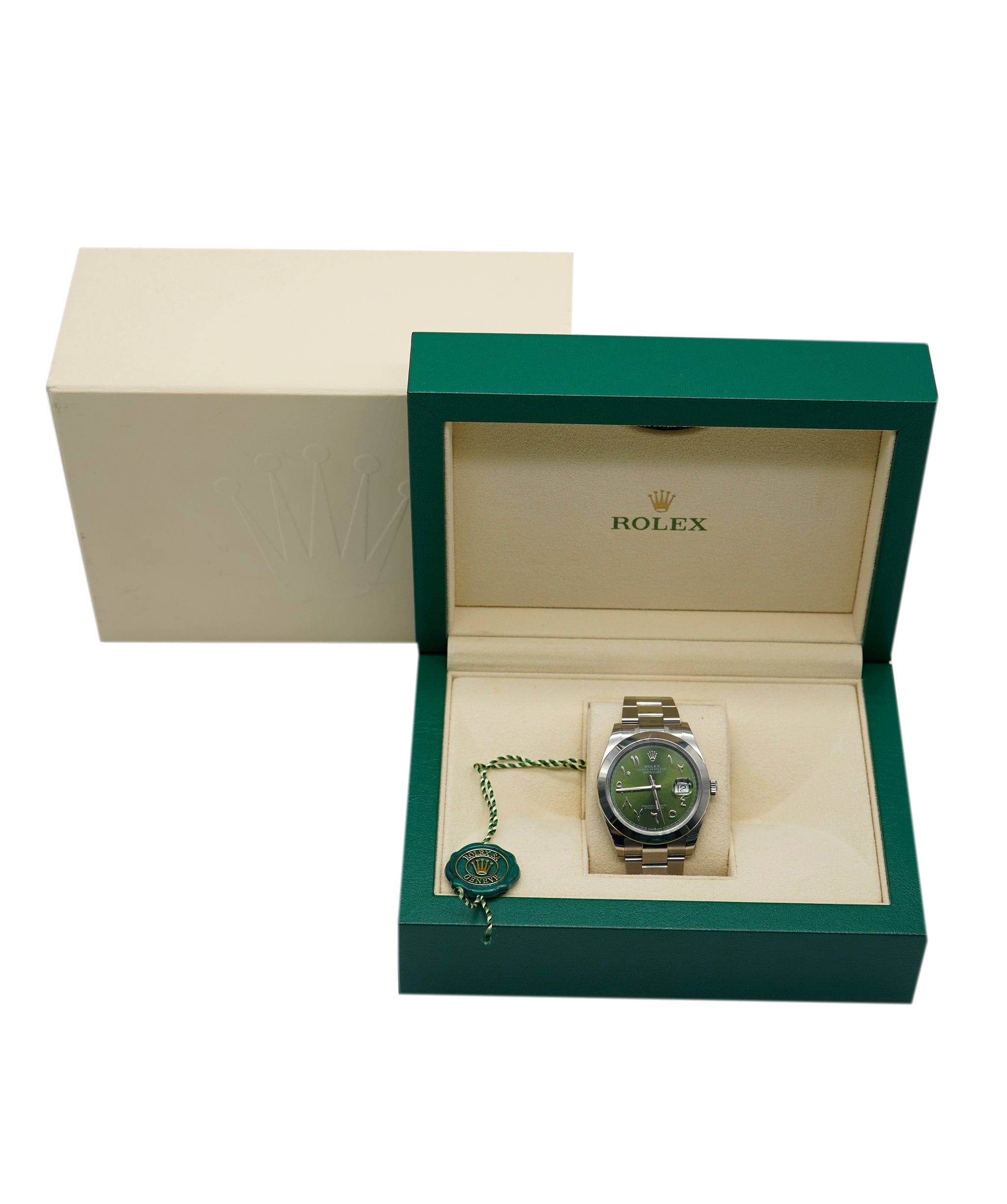 Rolex Rolex Datejust II 41mm, Arabic Green Dial, Full set, B&P AHC1437