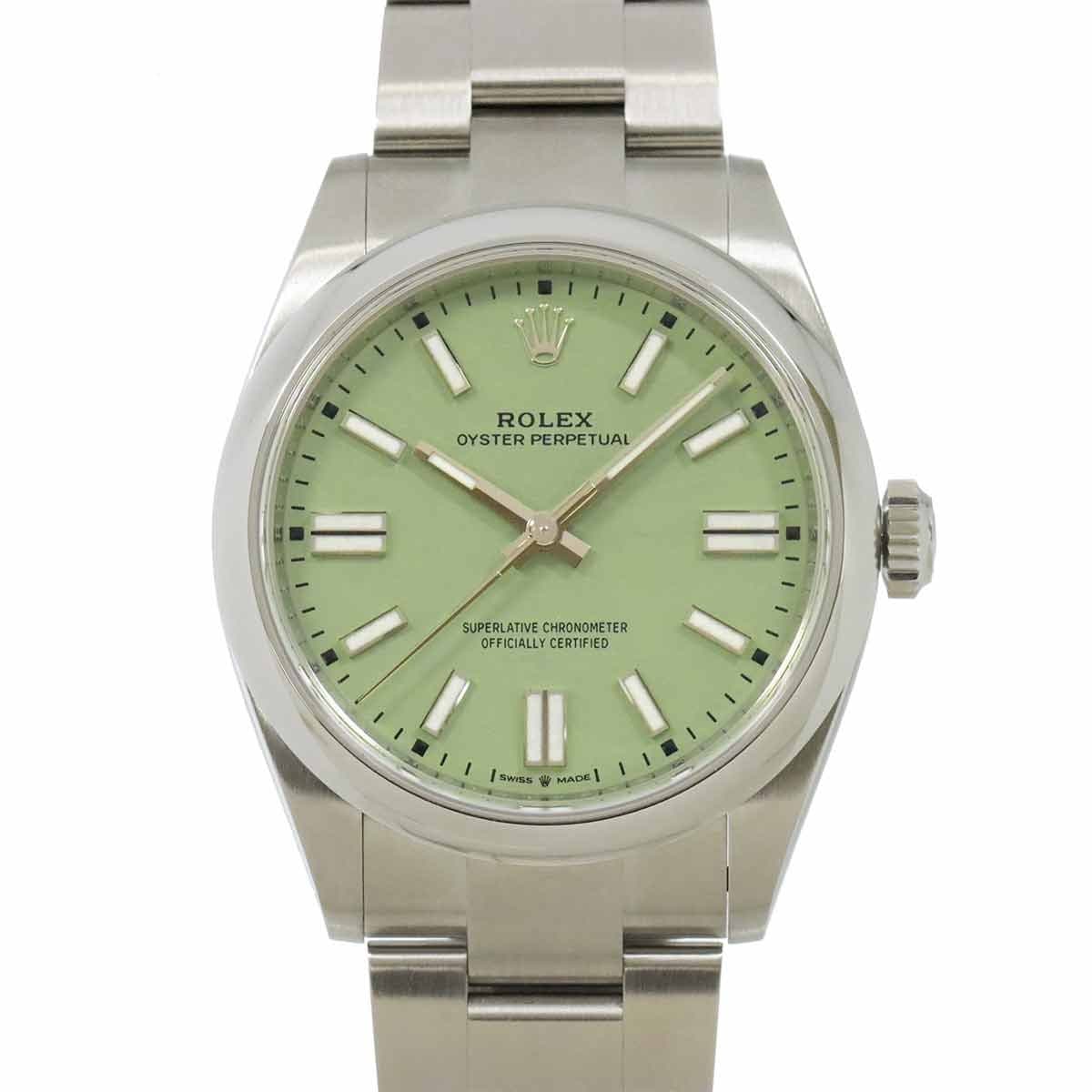 ROLEX ROLEX Oyster Perpetual 134300 Serial Random Automatic Pistachio Dial 90288652