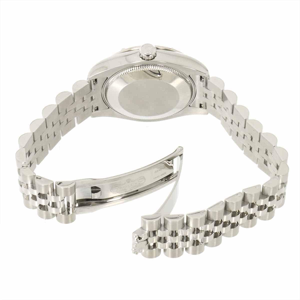 ROLEX ROLEX Datejust 178344 750WG Serial Random 24P Diamond Gray Dial Boys 90302598