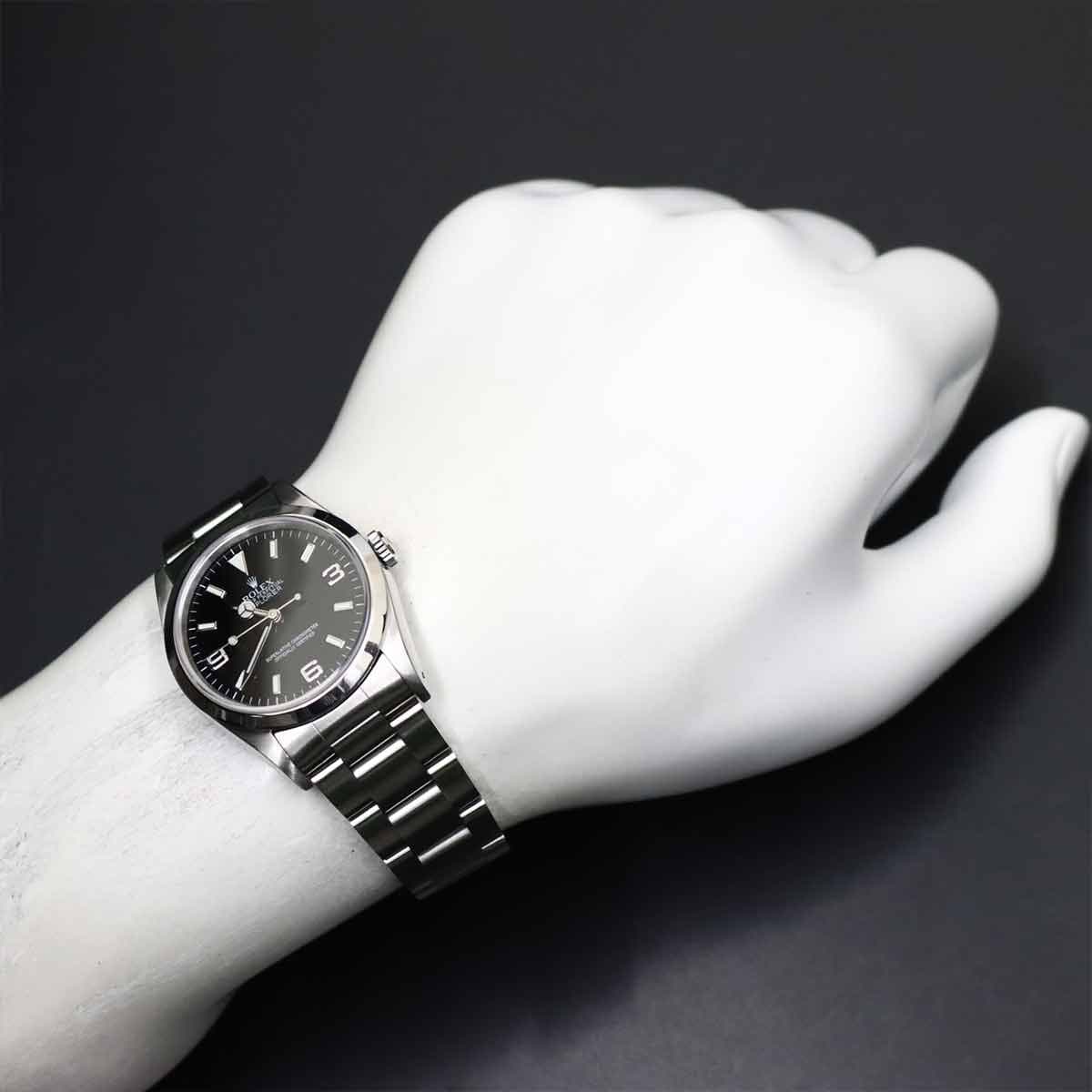 ROLEX ROLEX Explorer 1 14270 Serial X Automatic Black Dial Mens Watch 90303459