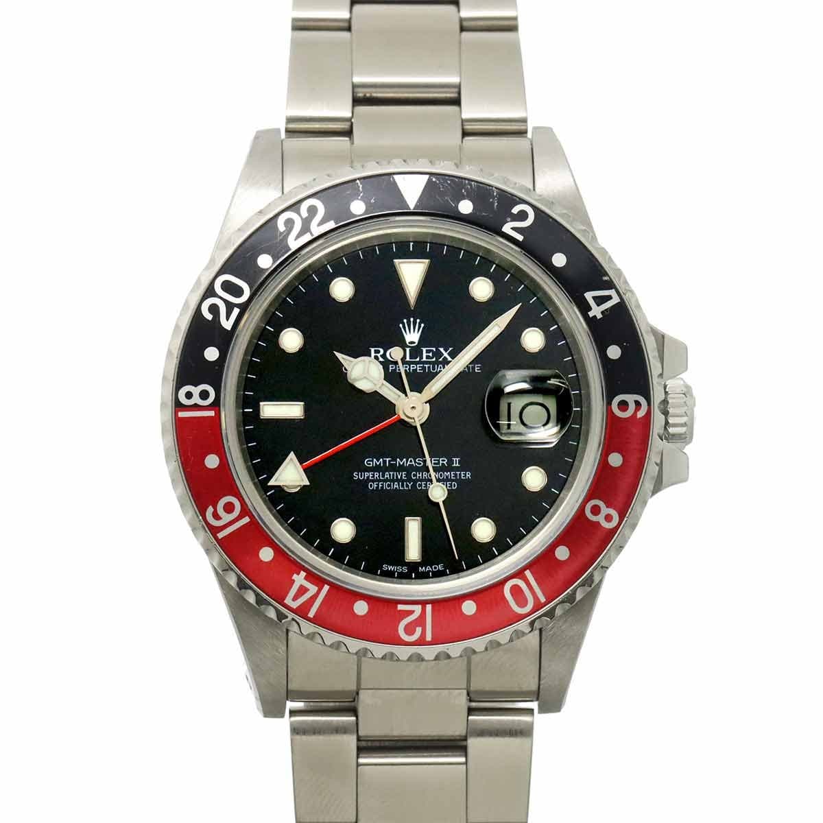 ROLEX ROLEX GMT Master II 16760 Serial 8 Date Black Dial Mens Watch 90313473