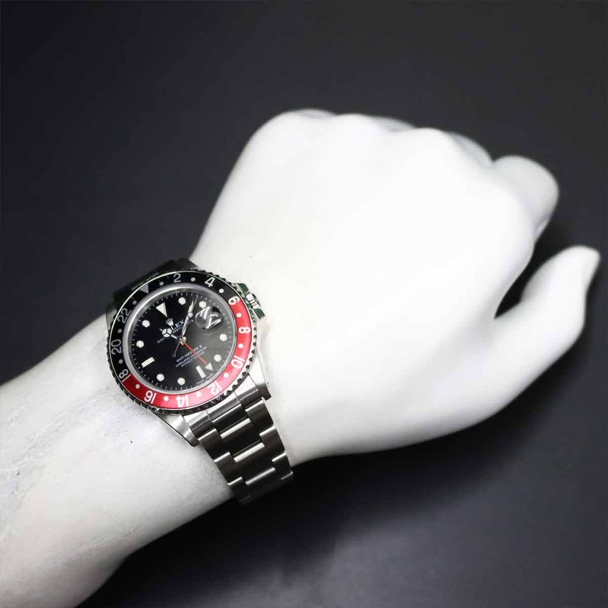 ROLEX ROLEX GMT Master II 16760 Serial 8 Date Black Dial Mens Watch 90313473