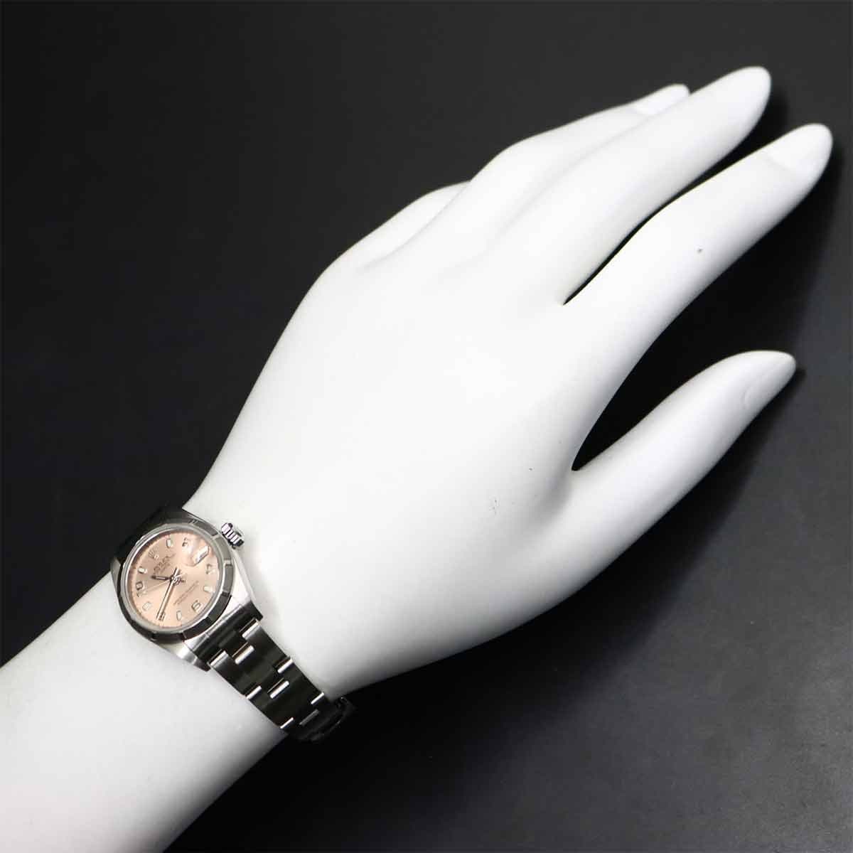 ROLEX ROLEX Oyster perpetual 79190 Serial P Pink Dial Ladies Watch 90299495
