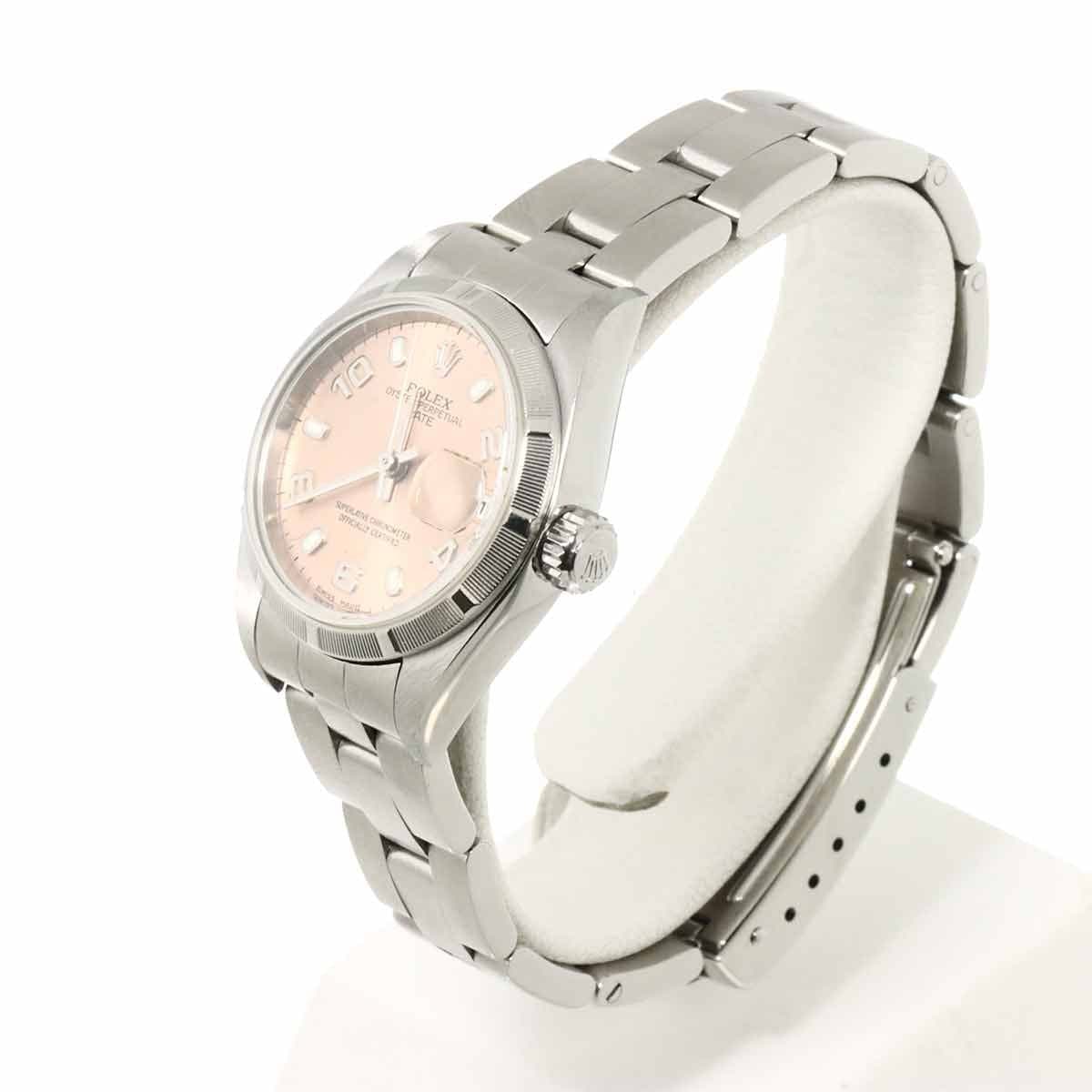 ROLEX ROLEX Oyster perpetual 79190 Serial P Pink Dial Ladies Watch 90299495