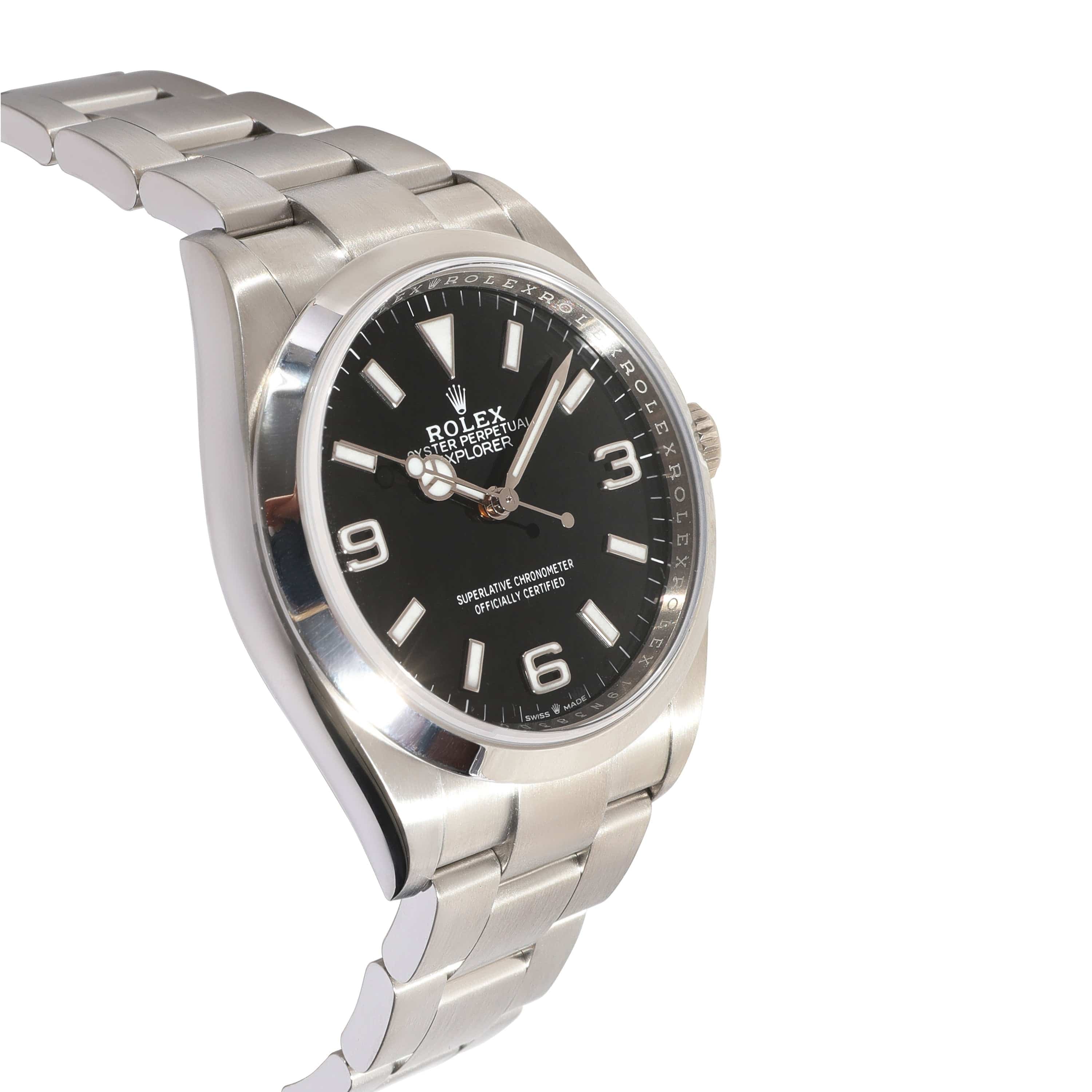 Rolex Rolex Explorer 124270 Men's Watch in  Stainless Steel
