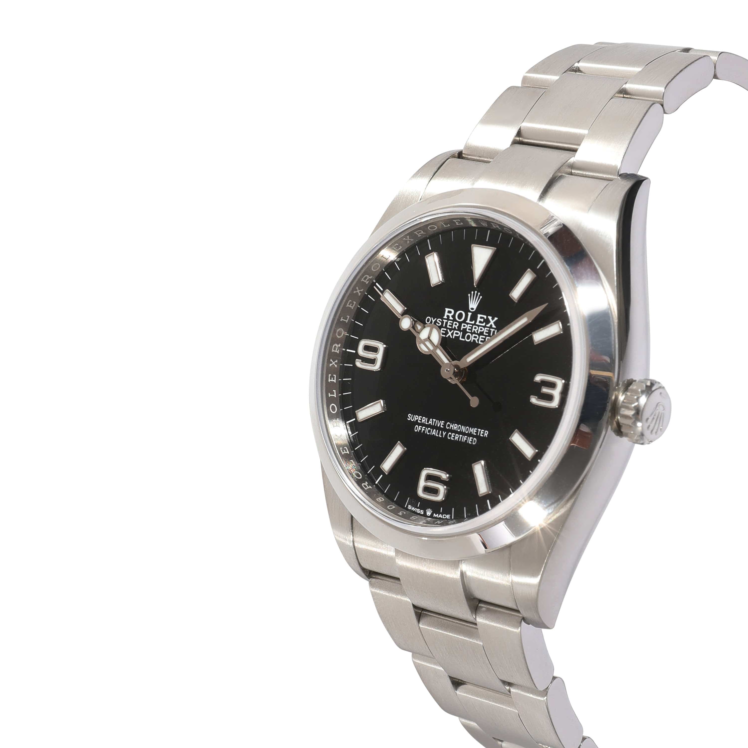 Rolex Rolex Explorer 124270 Men's Watch in  Stainless Steel
