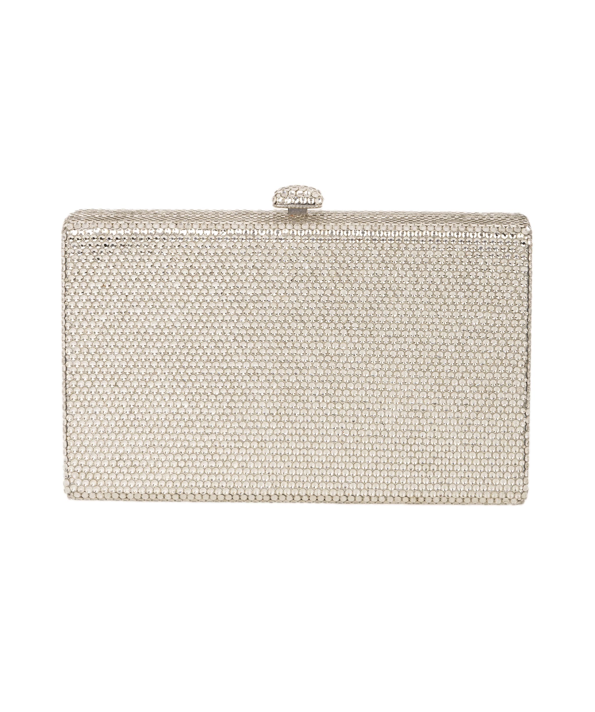Ruya Customisable RÜYA Box bag with a silver crystal finish and multicolour personalised lettering AKC0732