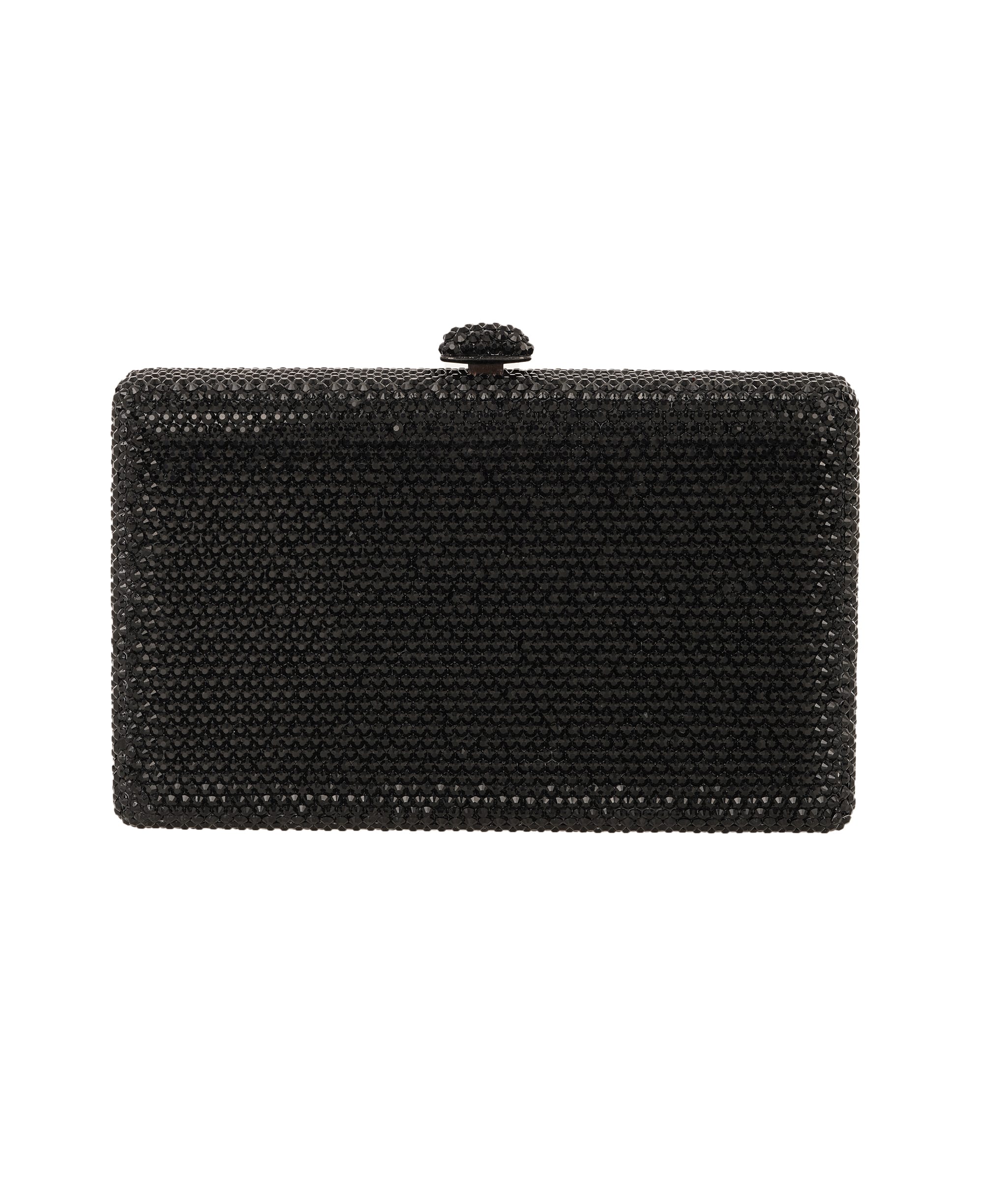 Ruya Customisable RÜYA Small Box bag with a black crystal finish and evil eye motif design AKC0735