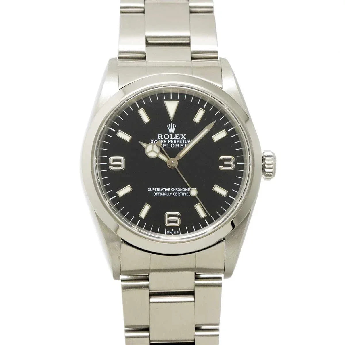 ROLEX Explorer 1 14270 Serial U Automatic Black Dial Mens Watch 90330060