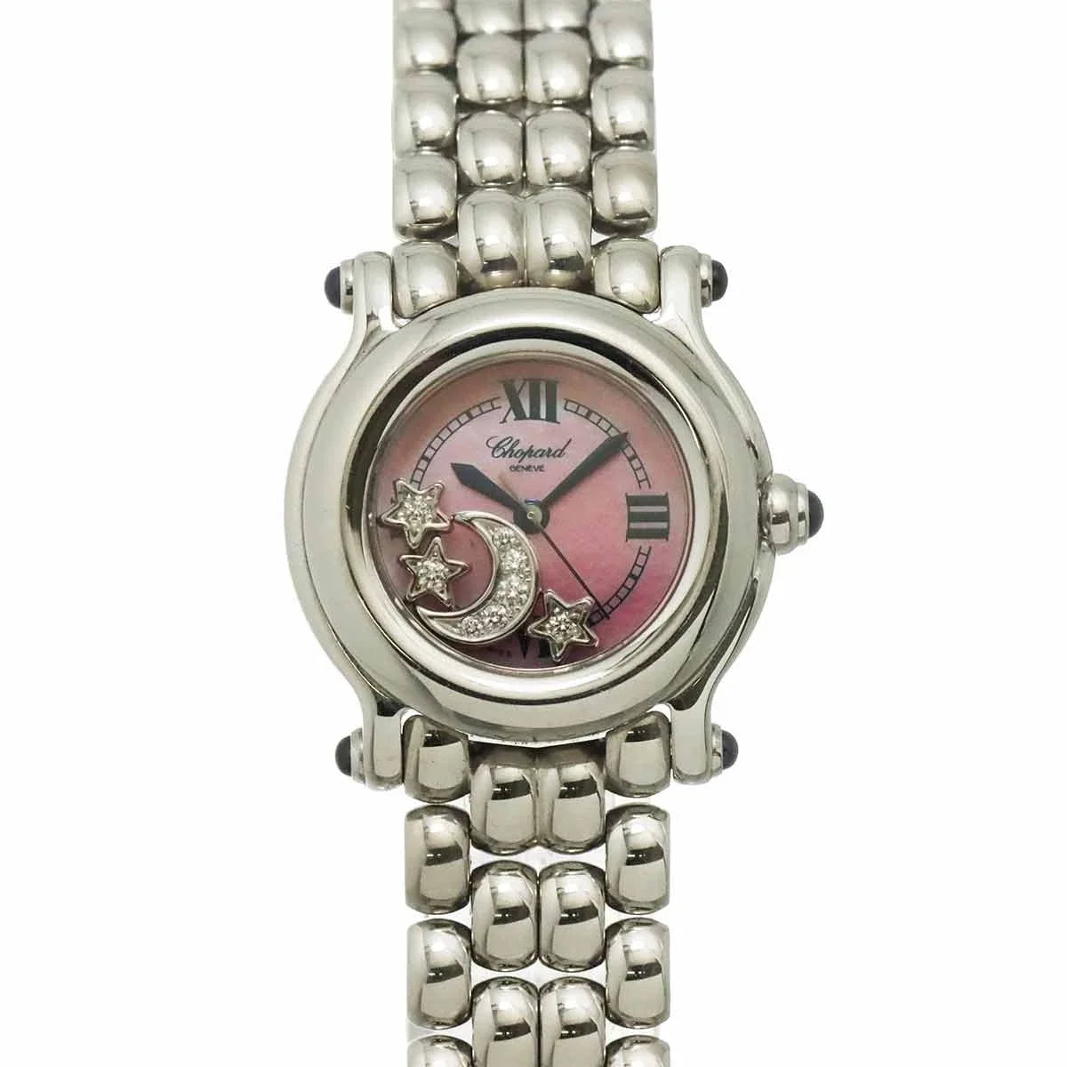 Chopard Happy Sport 27/8250-23 4P Diamond Pink Shell Dial Watch 90338043