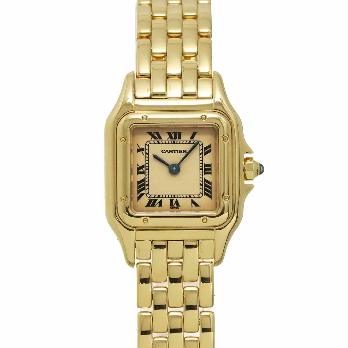 Cartier Panthere W25022B9 Quartz 750 YG Cream Dial Ladies Watch 90331758