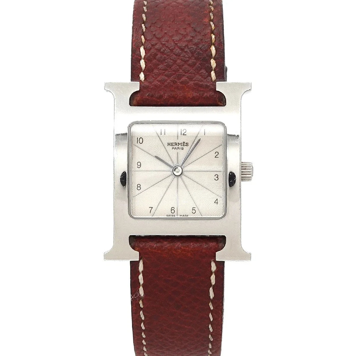 HERMES H Watch HH1.210 Quartz Silver Dial Ladies Watch 90337589