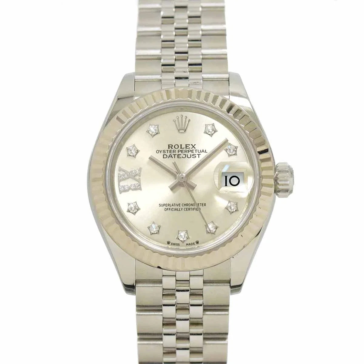 ROLEX Datejust 279174G Random Serial 750 WG Silver Dial Ladies Watch 90285978