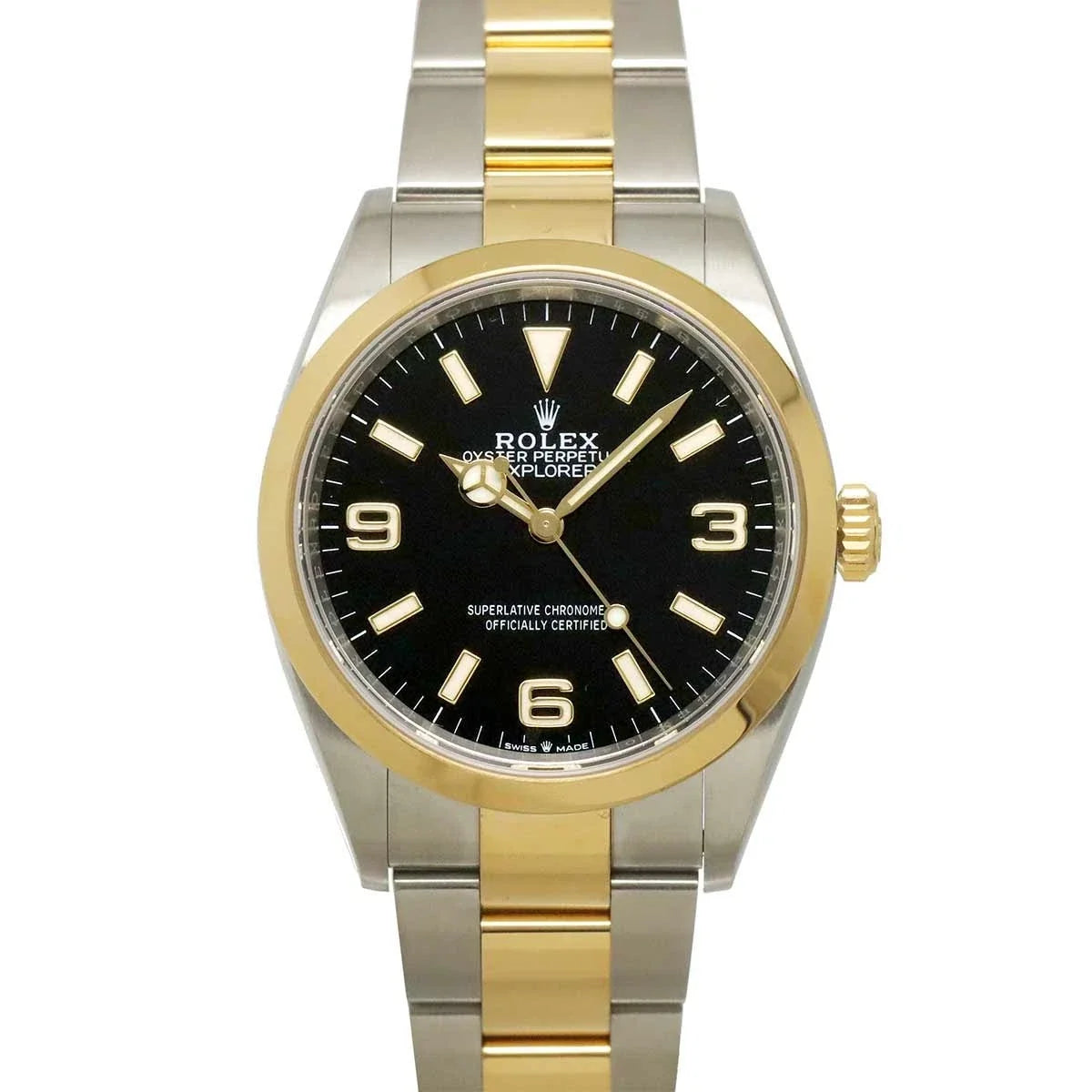 ROLEX Explorer 1 124273 Serial Random Automatic Black Dial K18YG 90325848