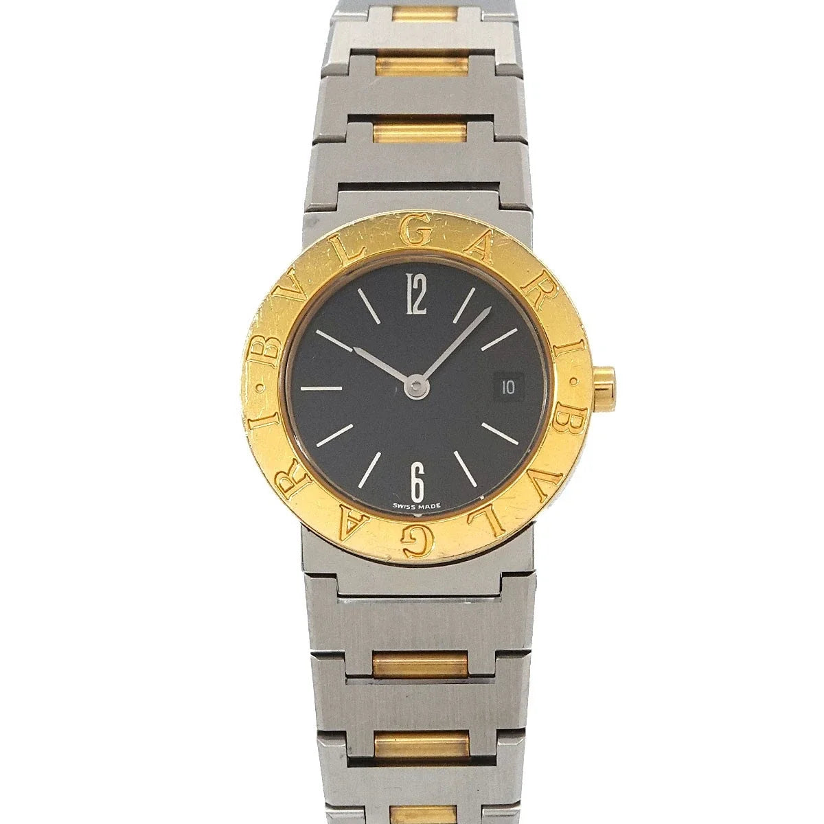 BVLGARI BVLGARIBVLGARI BB26SG Two Tones 750 YG Silver Dial Ladies 90344194