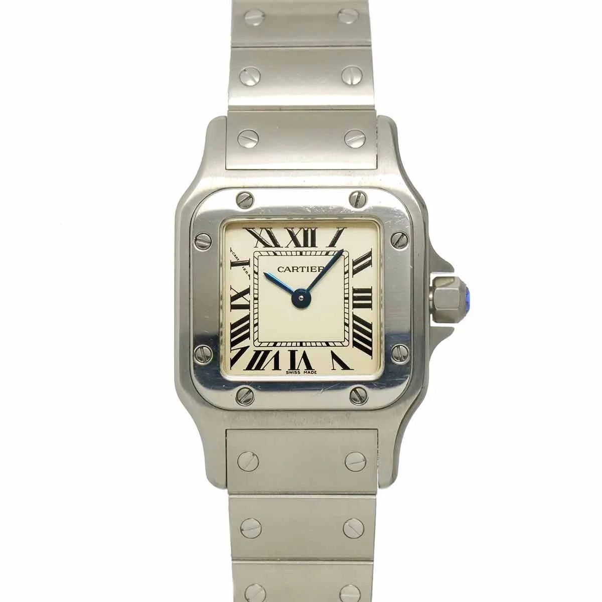 Cartier Santos Galbee SM W20056D6 Cream Dial Quartz Ladies Watch 90327952