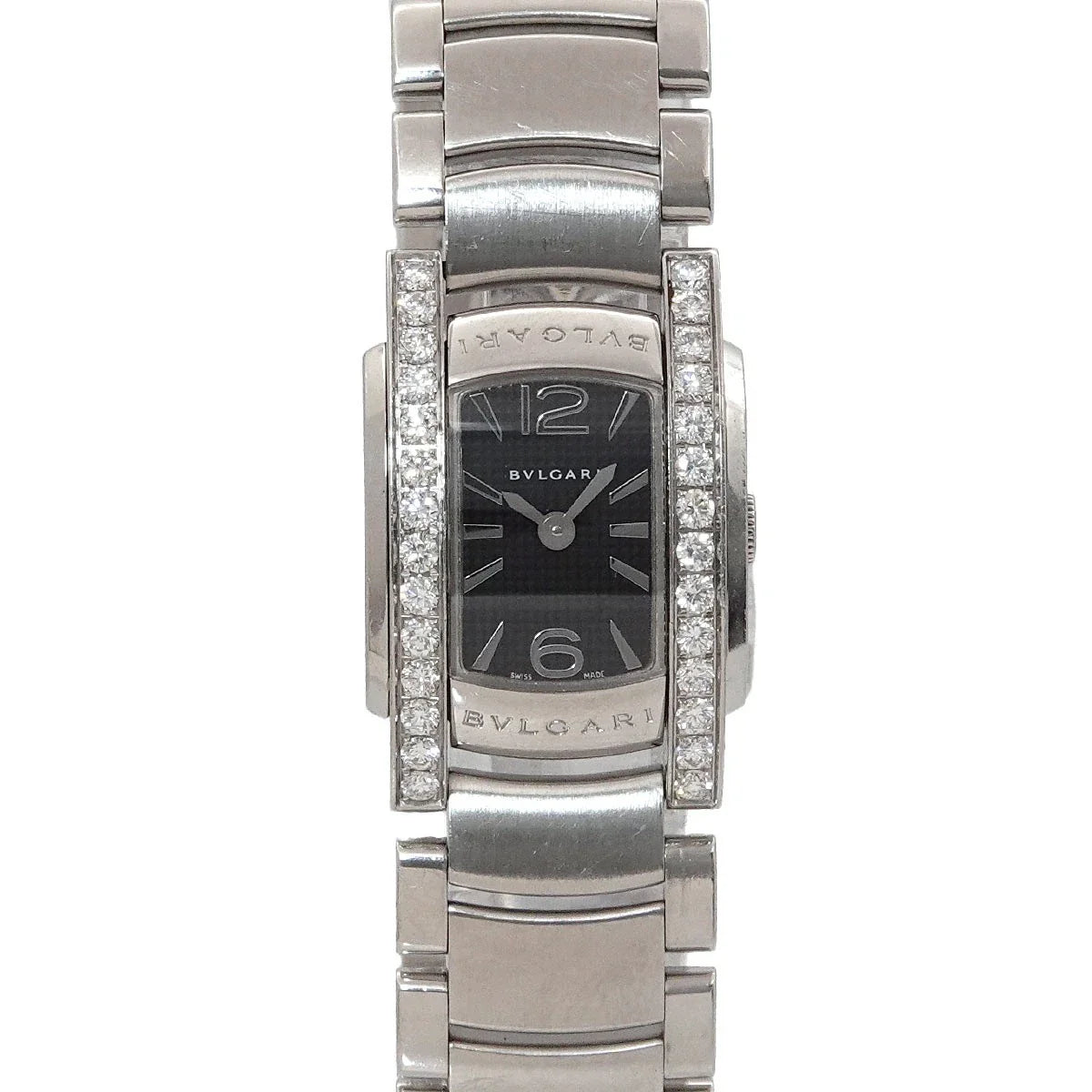 BVLGARI Assioma AA26S Black Dial Ladies Quartz Wrist watch 90313908