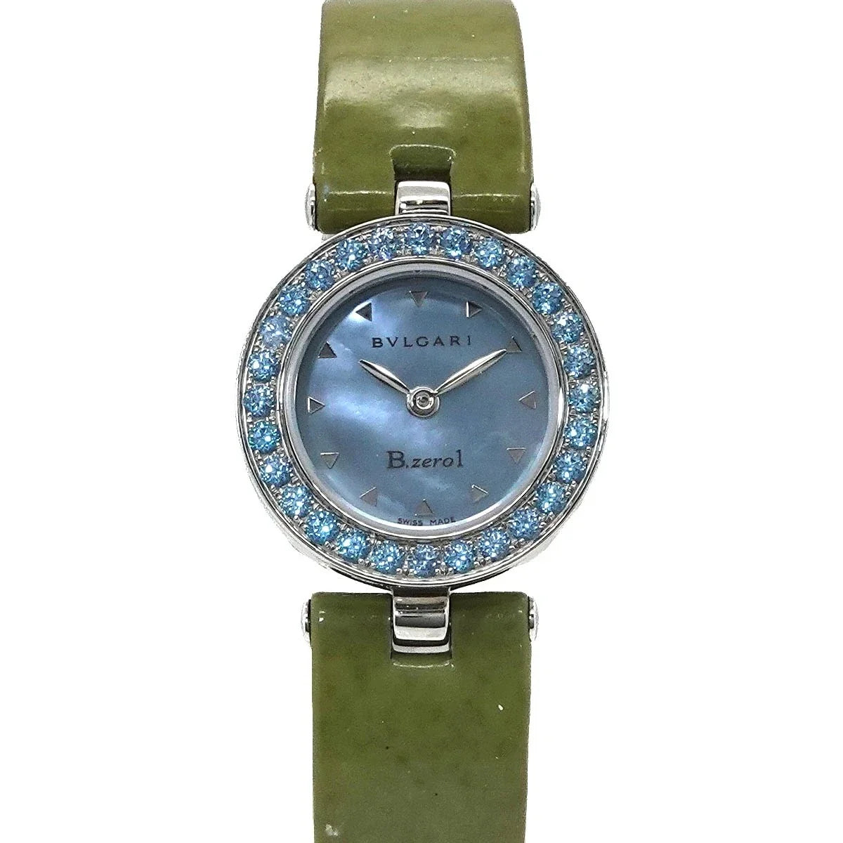 BVLGARI B-Zero1 BZ22S Quartz Blue Shell Dial Ladies Watch 90344184