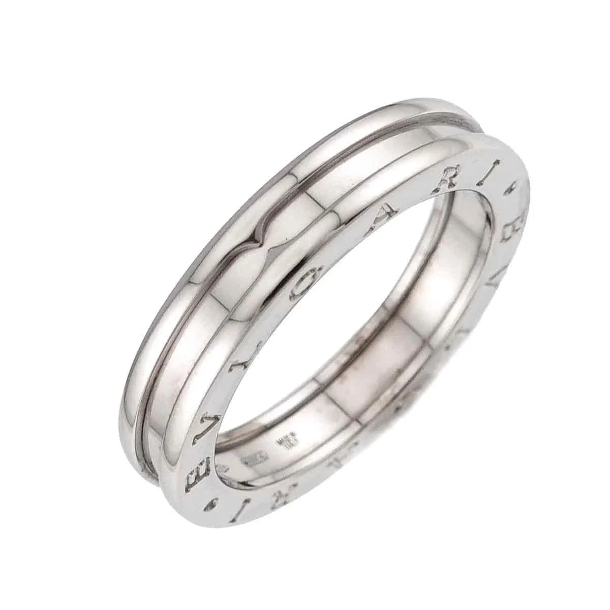 BVLGARI B-ZERO1 1 BAND Ring 18K White Gold 750 Size63 9.75-10(US) 90328209