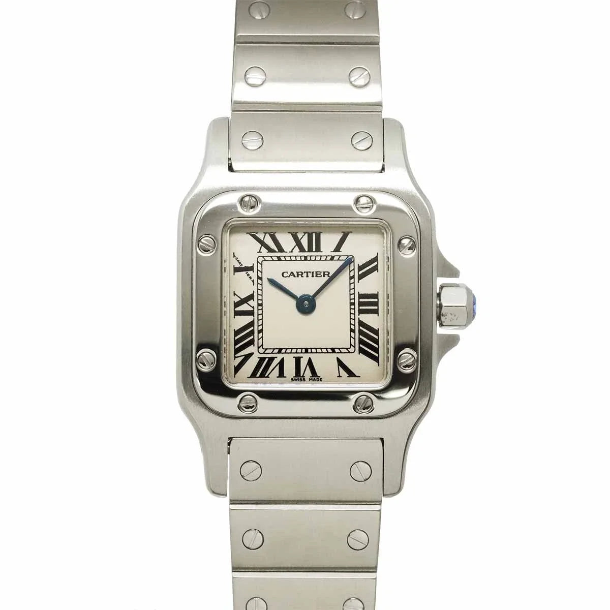 Cartier Santos Galbee SM W20056D6 Cream Dial Quartz Ladies Watch 90336365