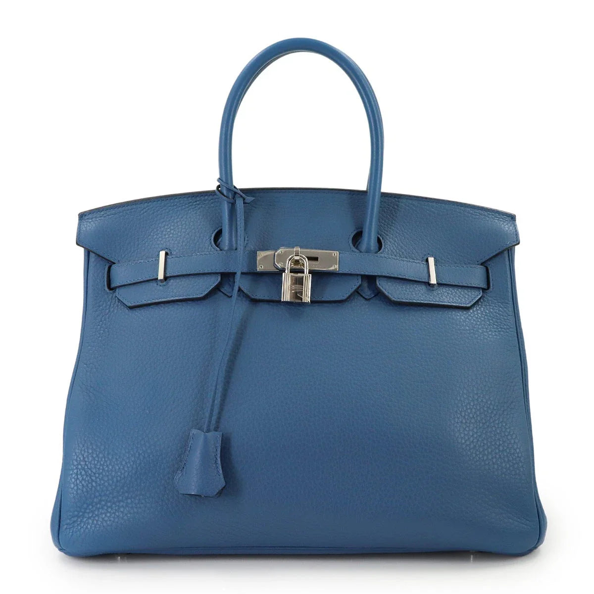 HERMES Birkin 35  Azur Hand Bag Purse 90322572