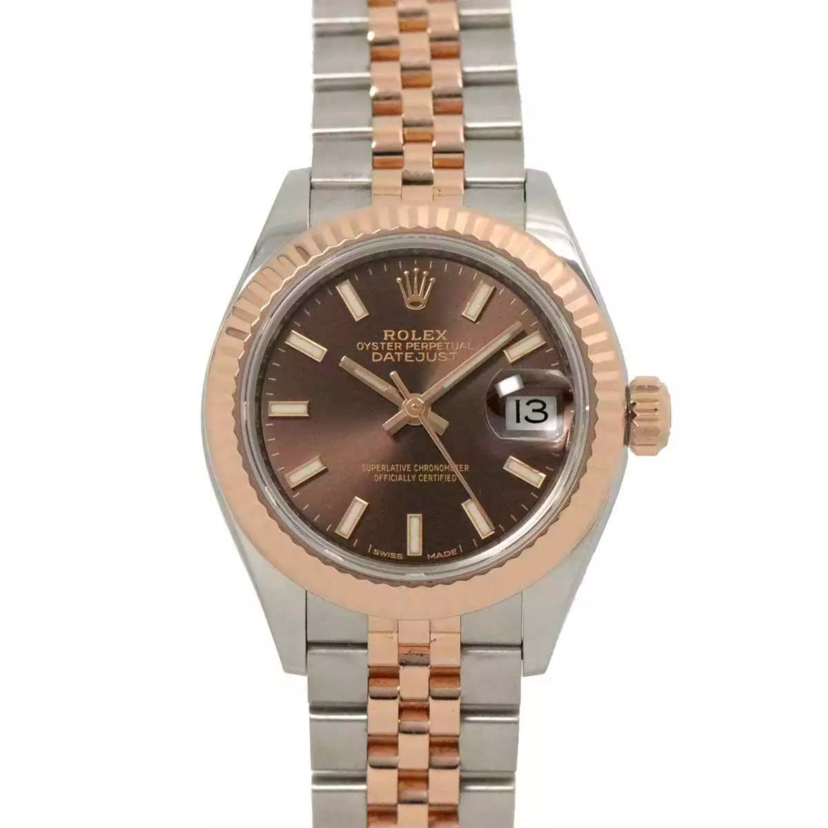 ROLEX Datejust 279171 Serial Random 750 PG Automatic Brown Dial 90243834