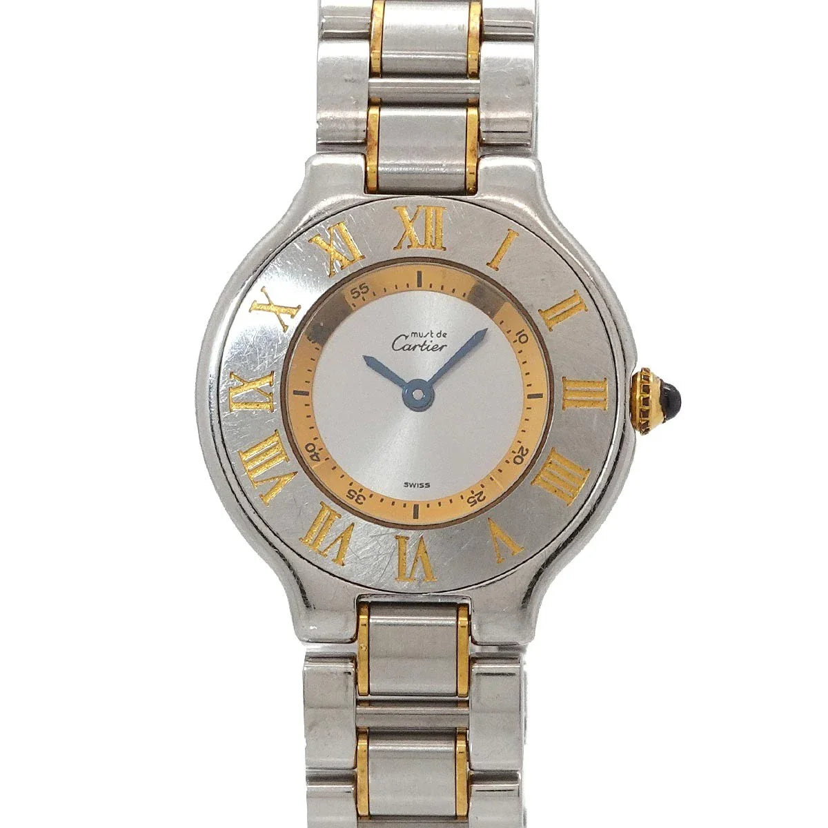 Cartier Must 21 Van Thian W10073R6 Quartz Silver Dial Ladies Watch 90329329
