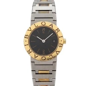 BVLGARI BVLGARIBVLGARI BB26SGD Two Tones YG Black Dial Ladies 90336139