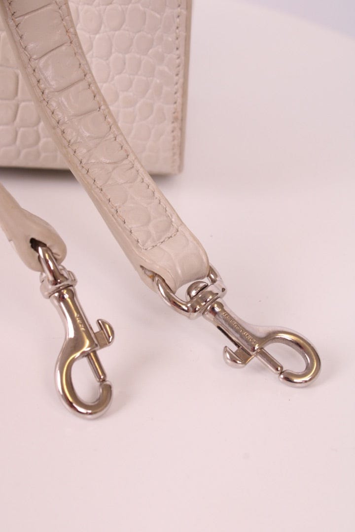 Saint Laurent White Saint Laurent Nano Sac de Jour