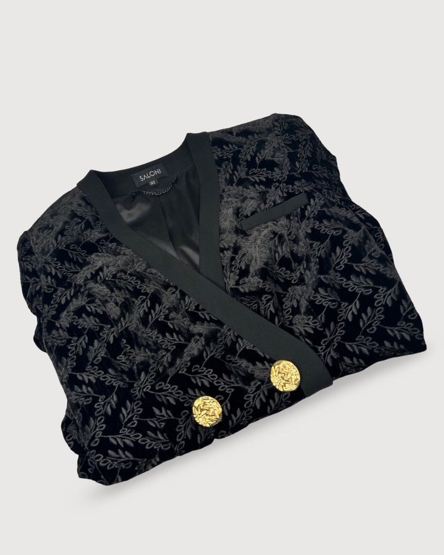 Saloni Black Saloni Dress, 16