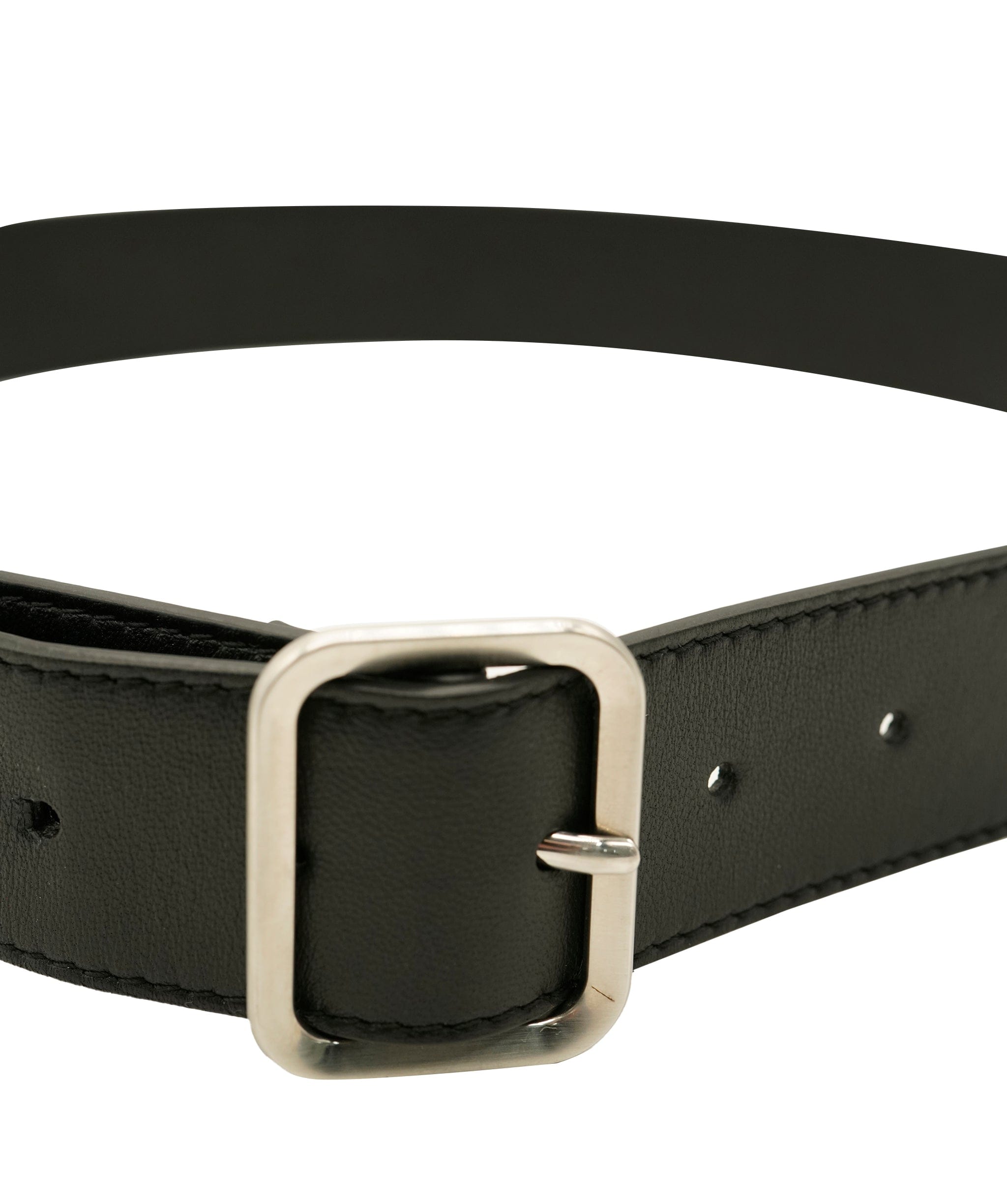 Salvatore Ferragamo Salvatore Ferragamo Black Leather Belt DBXL0049